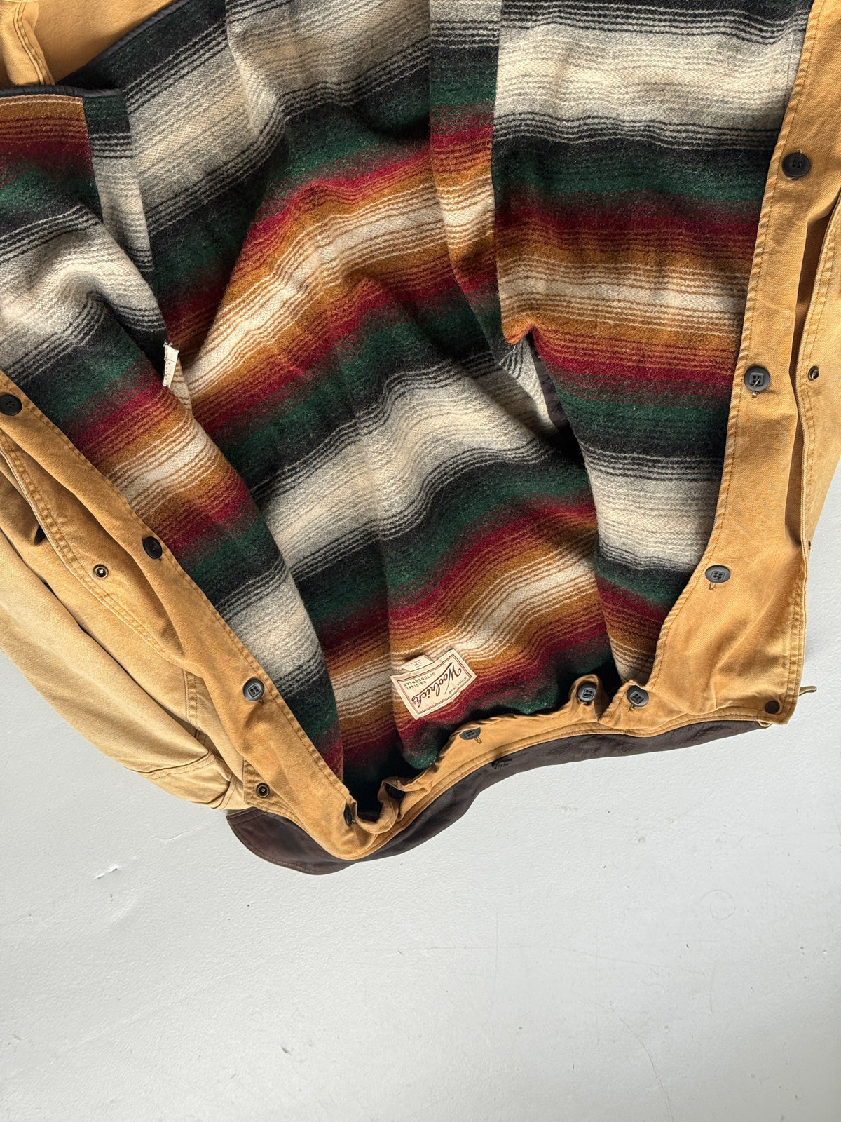 Woolrich Blanket Lined Made in USA Vintage Barn Jacket  - XXL