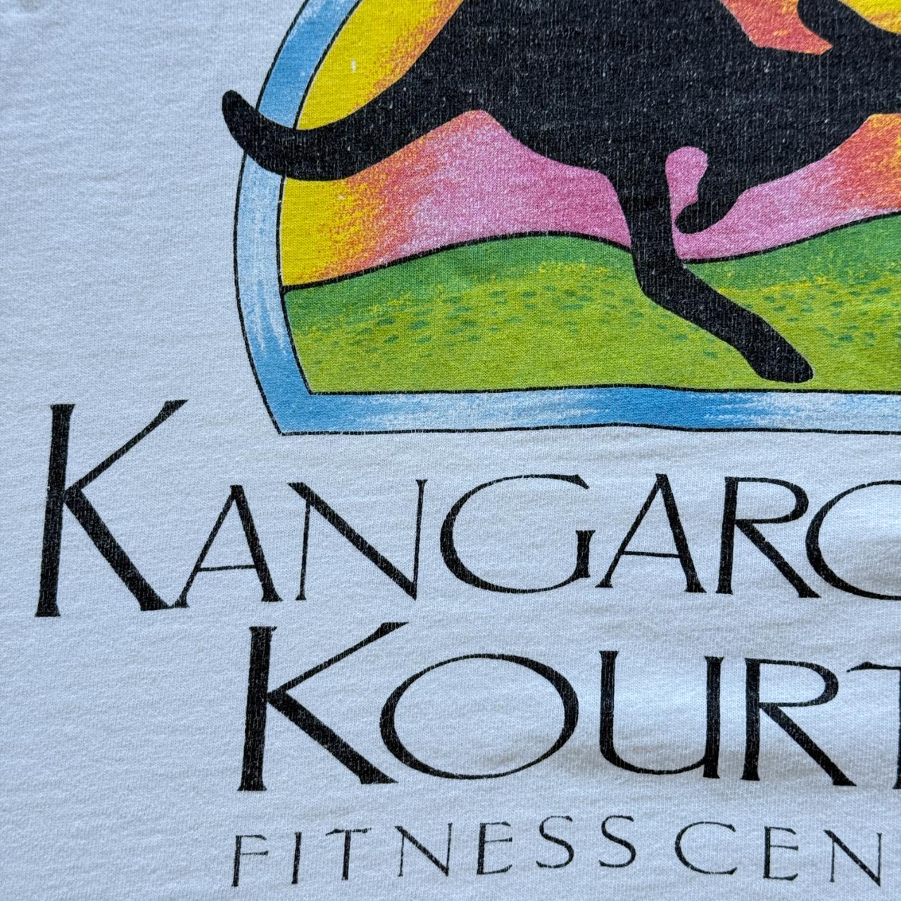 White Kangaroo Court Vintage 90s T-shirt - XL