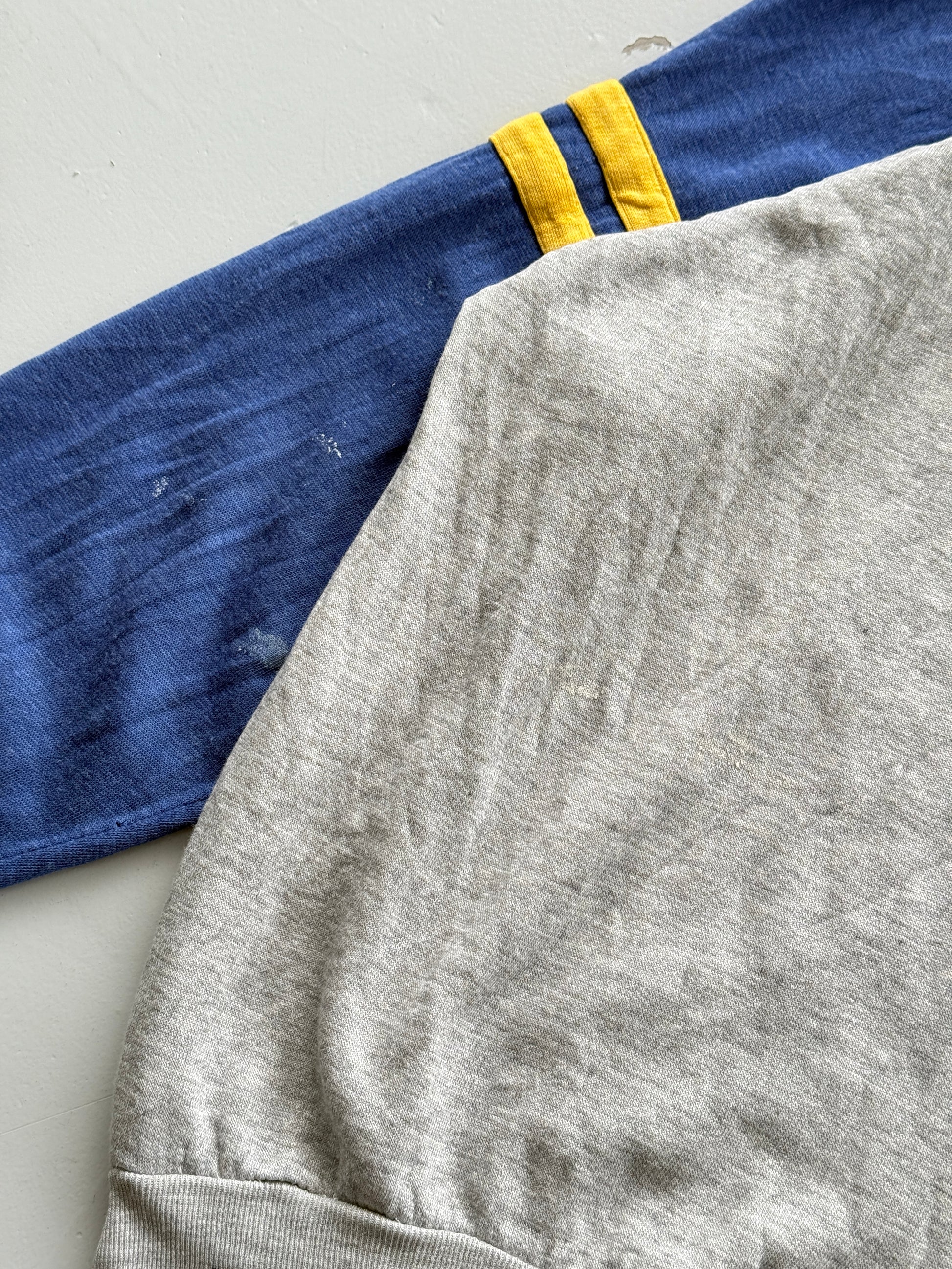 Grey Felix 80's Vintage Graphic Cartoon Raglan Sleeve Sweatshirt - Small