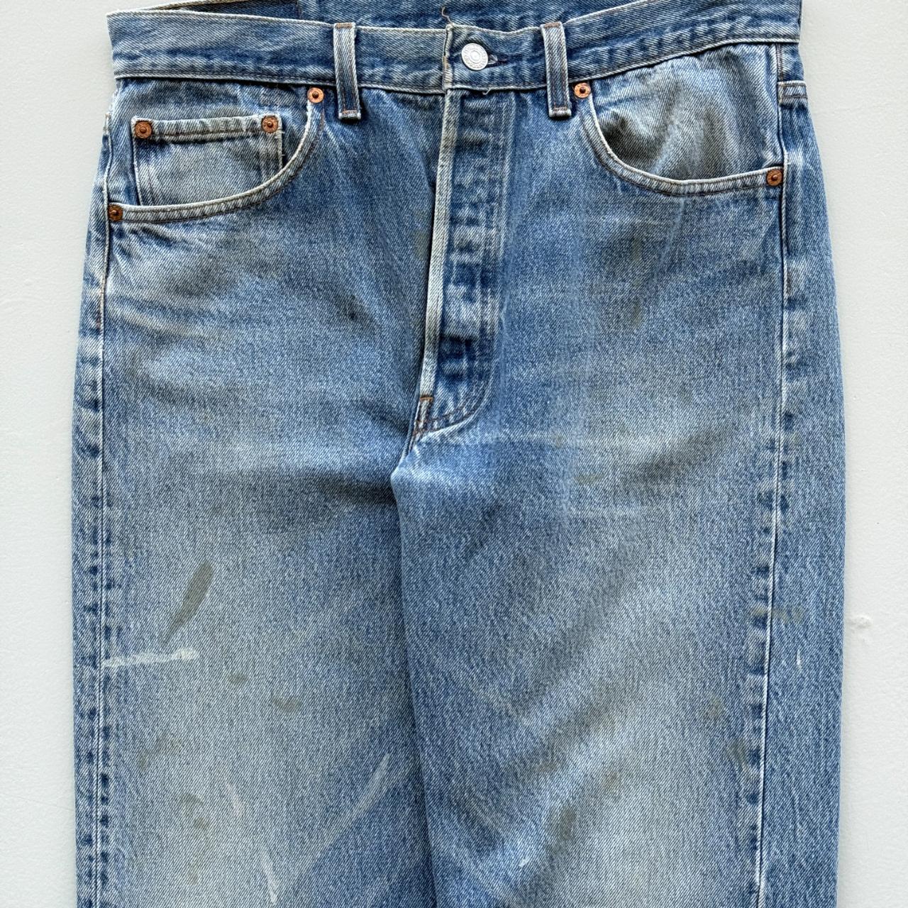 Blue Levi's Denim 501 90's Vintage Jeans - 31” x 32”