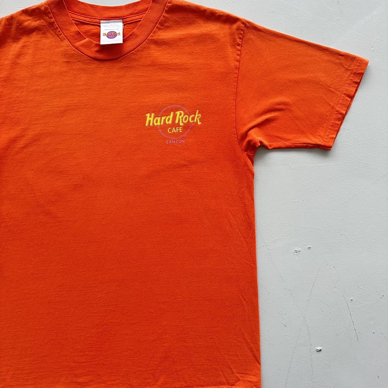 Orange Hard Rock Vintage 00's T-shirt - Medium