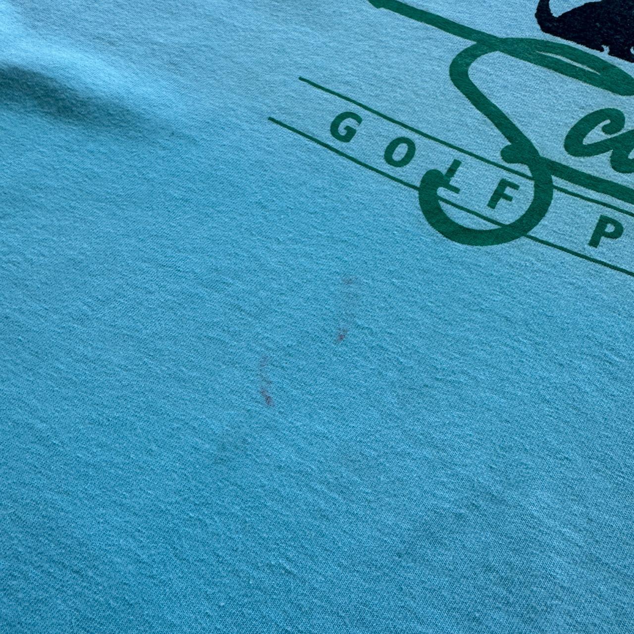 Aqua Blue Scotty's Golf Park 90s Vintage T-shirt - XL