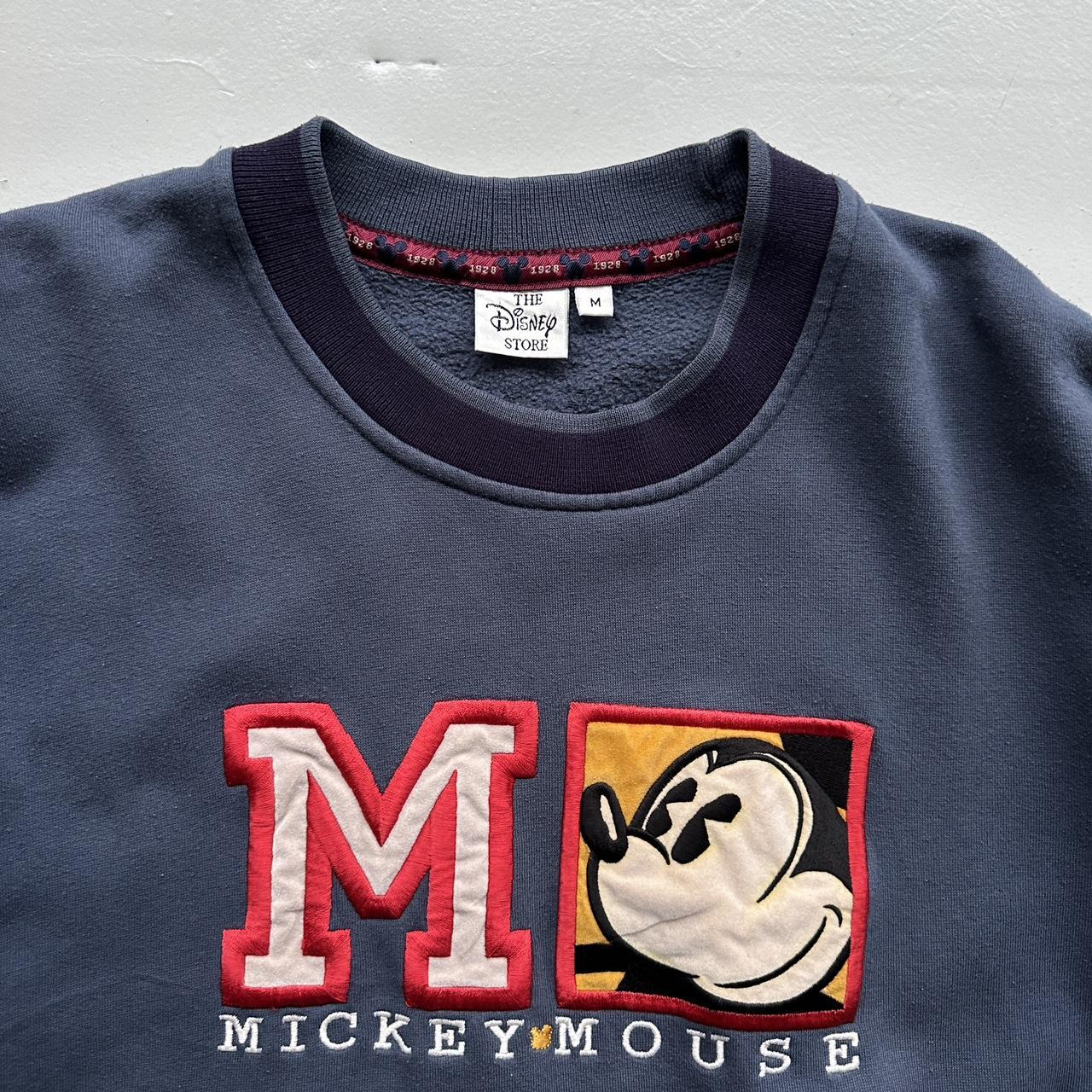 Navy Mickey Disney 90’s Vintage Graphic Sweatshirt - Medium