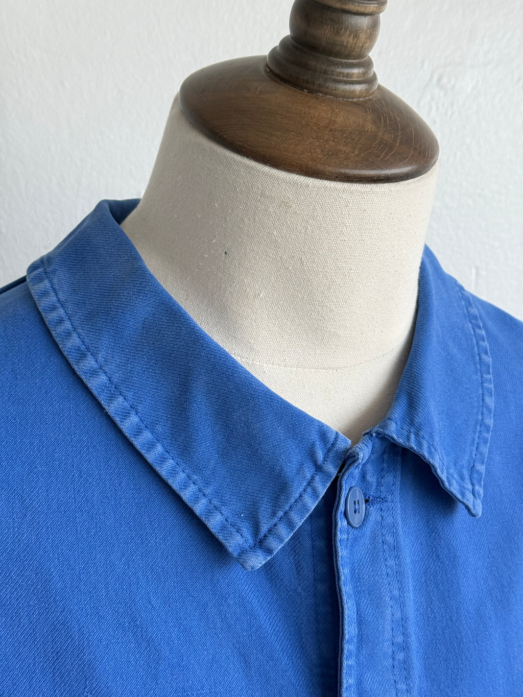 Blue French 1960s Vintage Workwear Chore Jacket CH507 - Medium