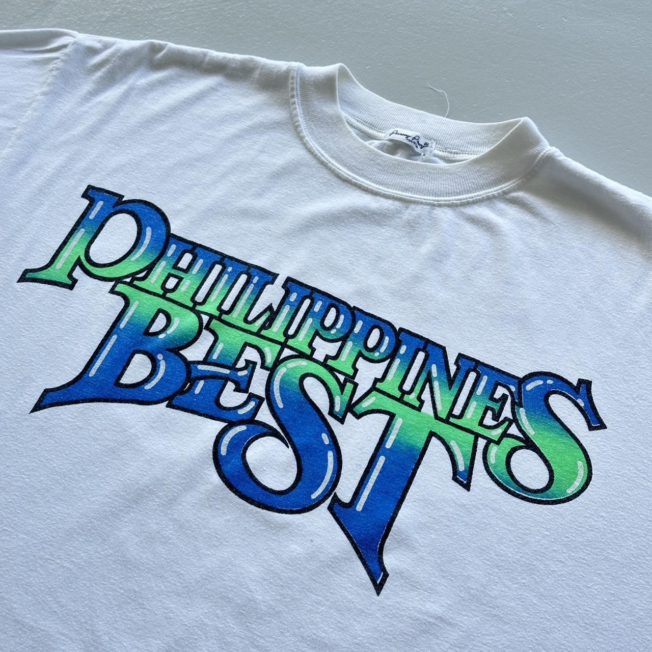 White Philippines Best Vintage 90’s T-shirt - Boxy Large