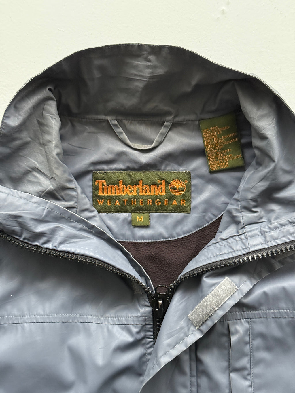 Grey Timberland 00's Vintage Lightweight Windbreaker Jacket - Medium