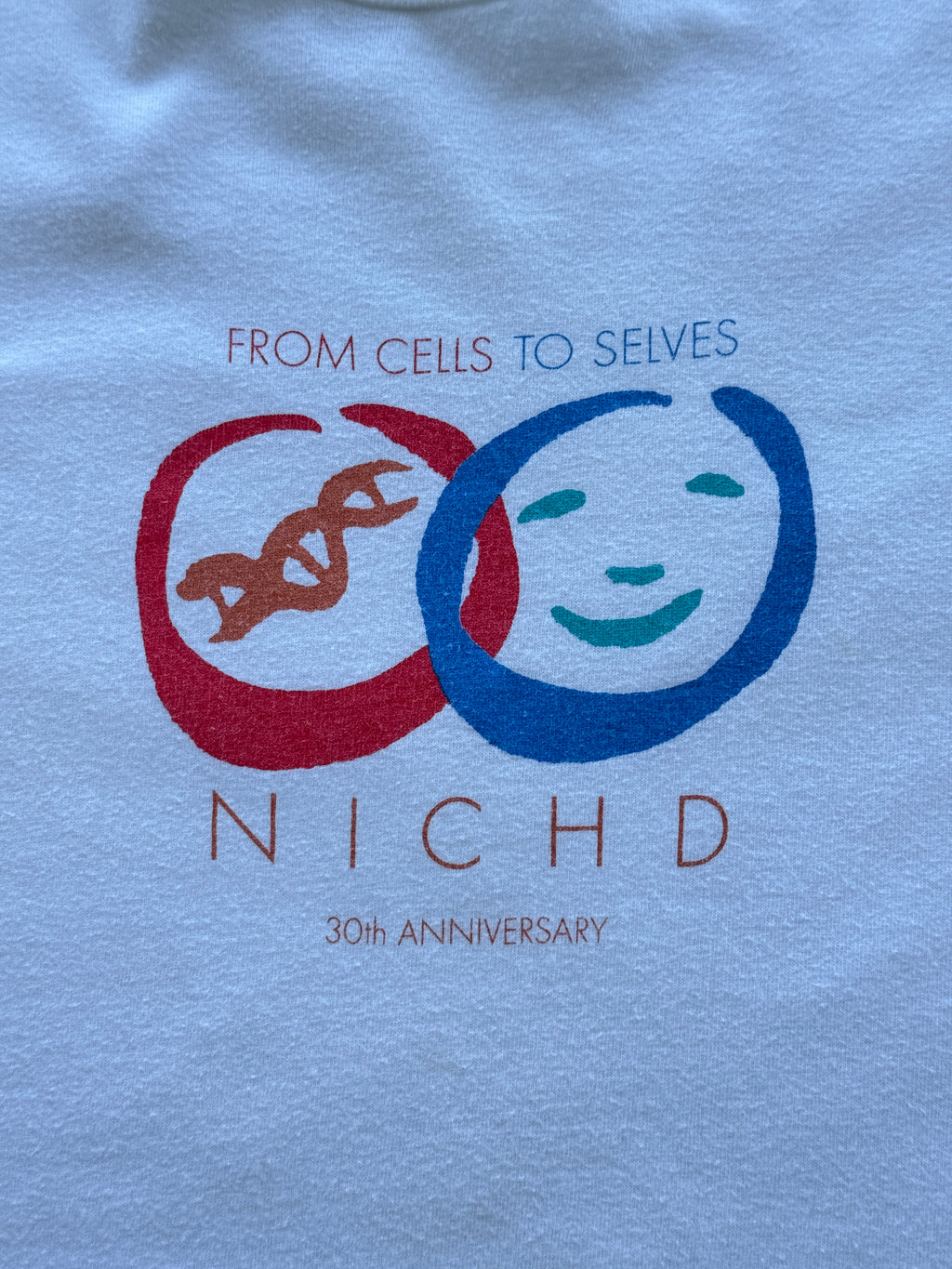 Hanes Beefy-T NICHD 30th Anniversary 90's Vintage Single Stitch T-Shirt - XL