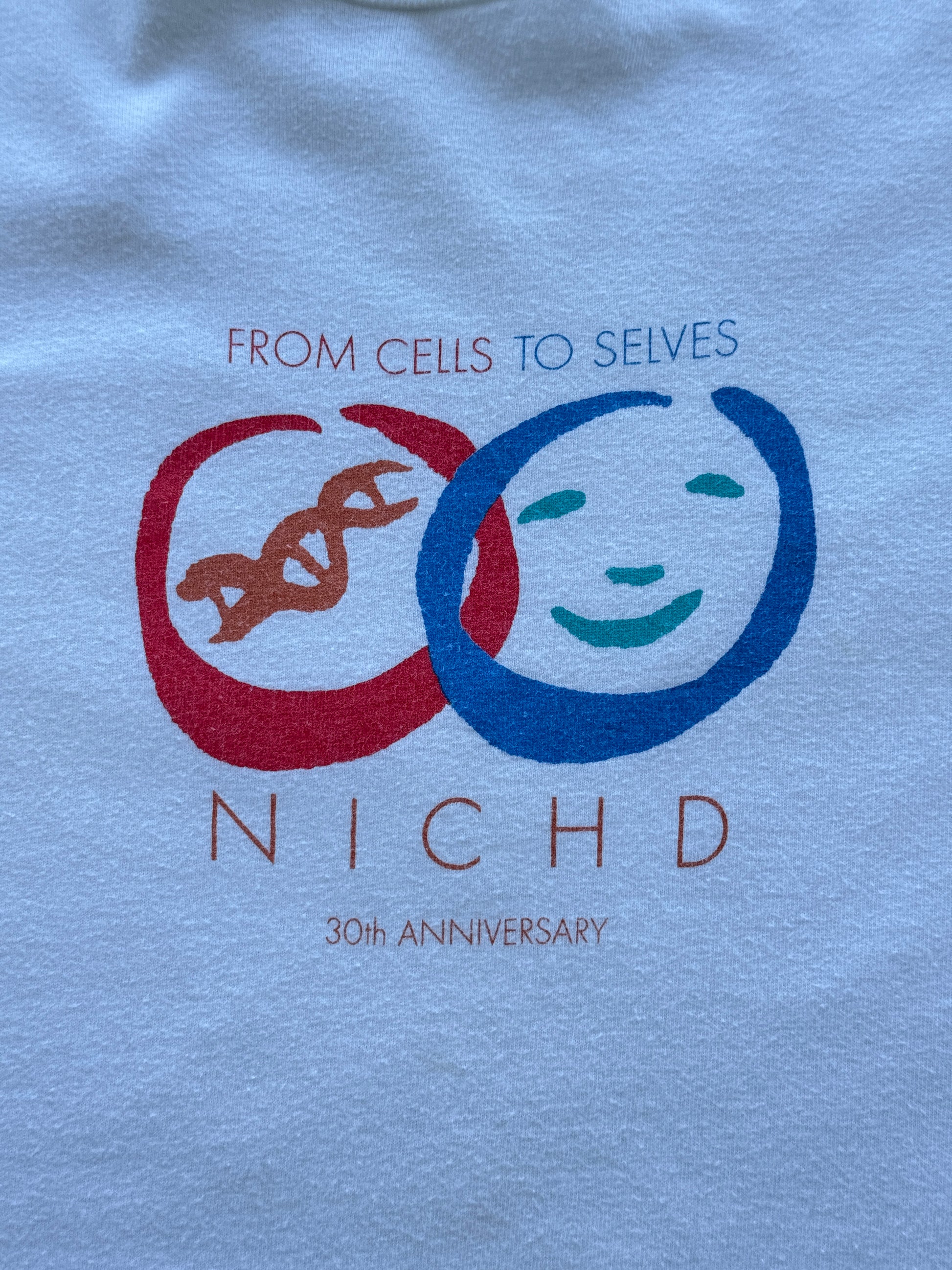 Hanes Beefy-T NICHD 30th Anniversary 90's Vintage Single Stitch T-Shirt - XL