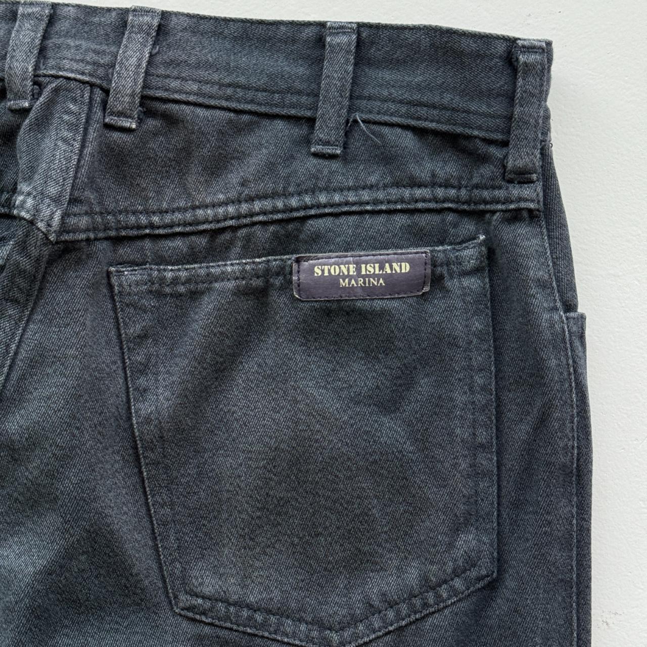 Stone Island Marina Black Vintage Jeans - 29” x 30”