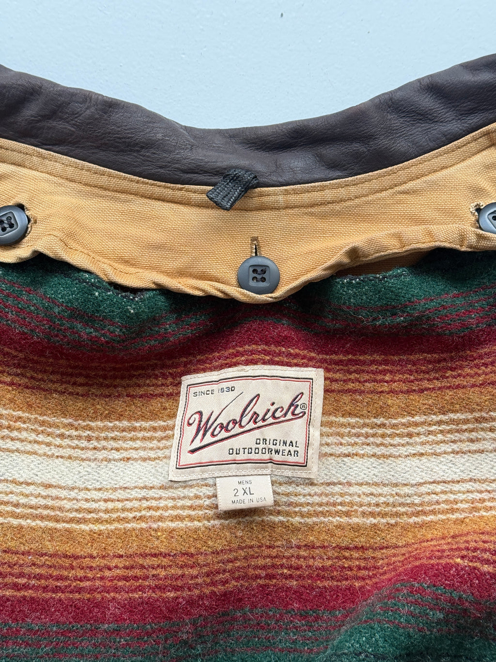 Woolrich Blanket Lined Made in USA Vintage Barn Jacket  - XXL