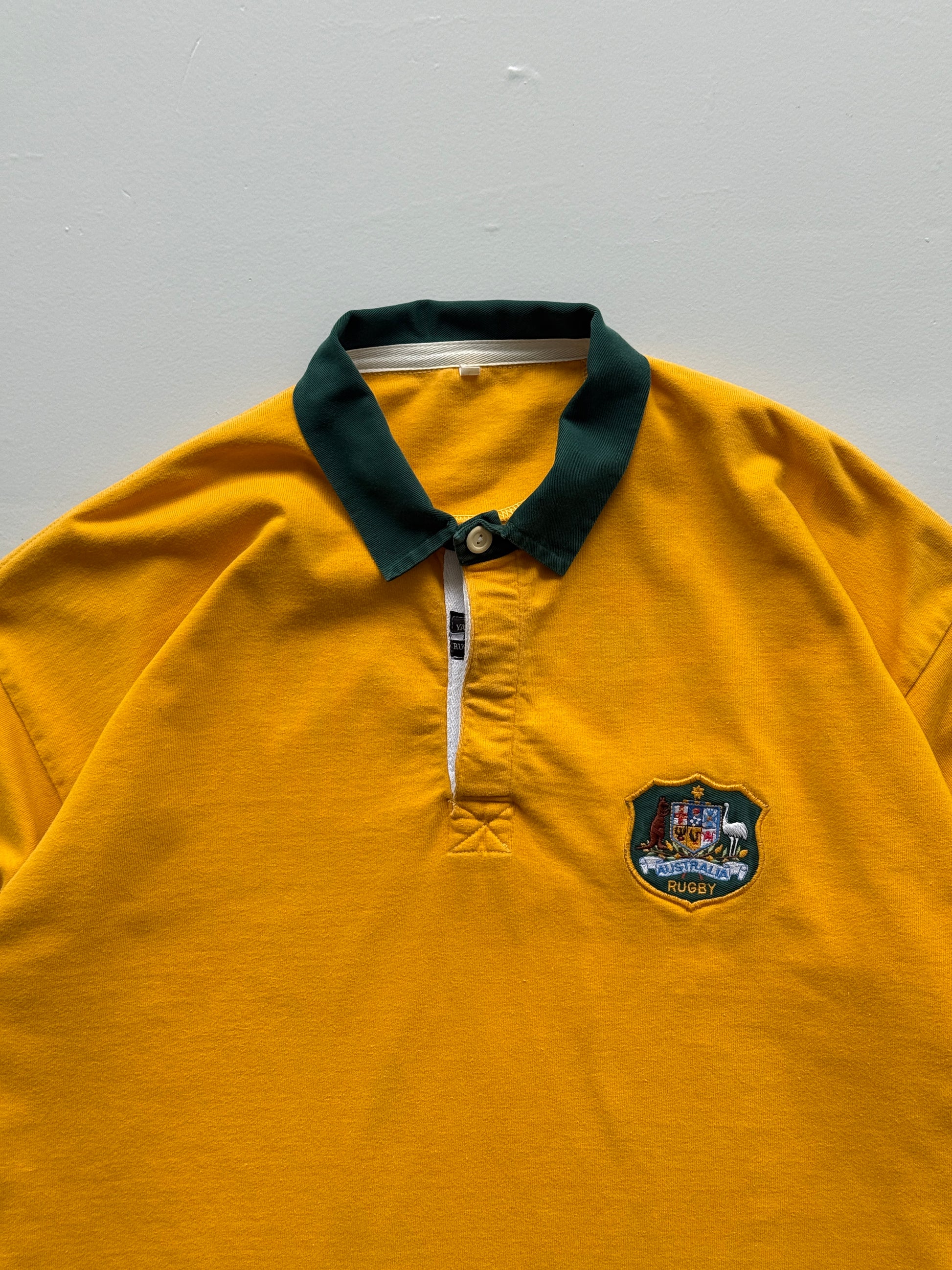 Yard Line Australia Rugby 90's Vintage Long Sleeve Rugby Polo Jersey - XL