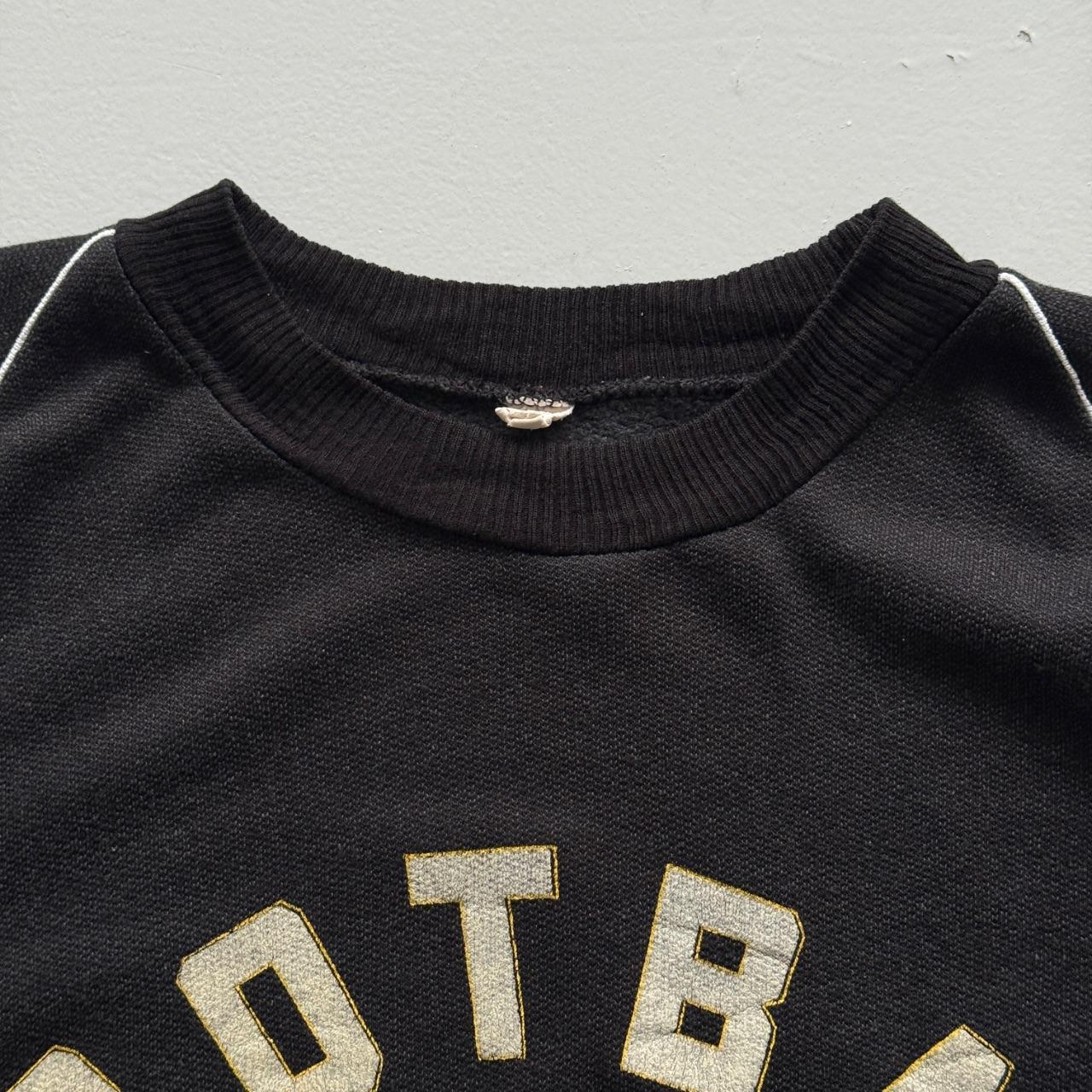 Black Mexico 1986 Football World Cup Vintage Graphic Sweatshirt - Large