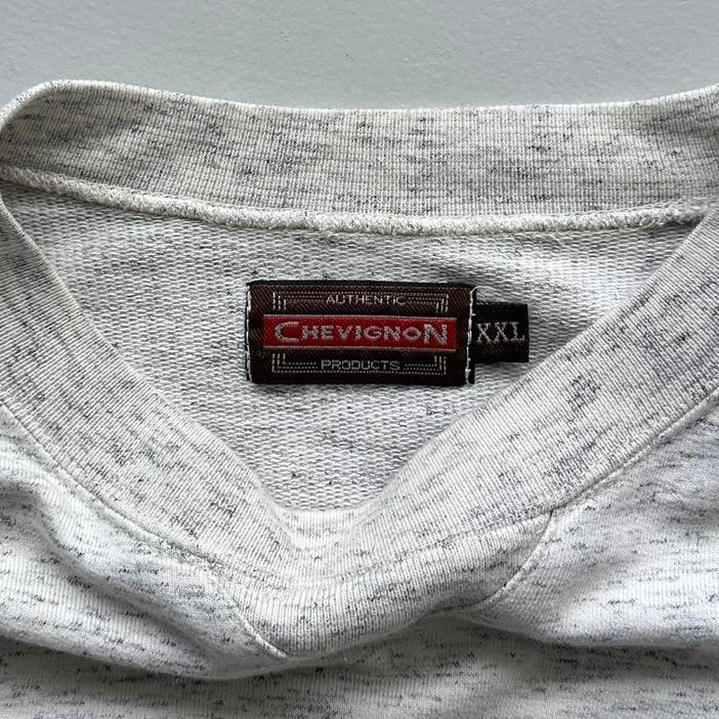 Grey Chevignon 90’s Vintage Graphic Sweatshirt - XL