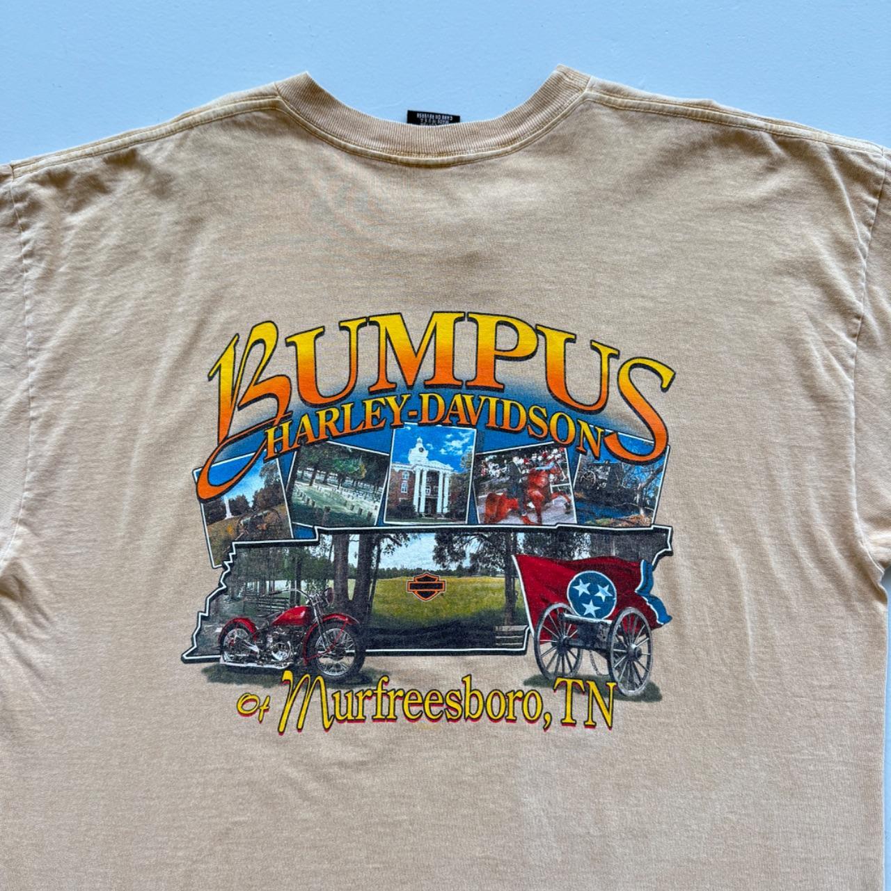 Sandstone Beige Harley Davidson 90s Vintage Graphic T-Shirt - 2XL