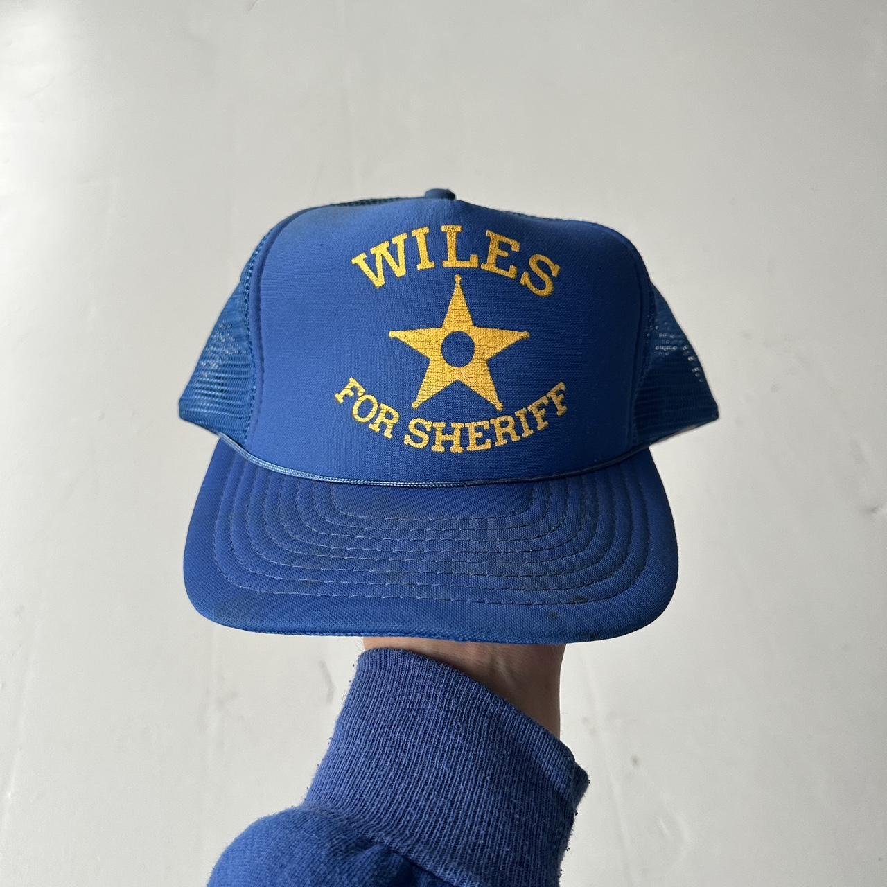 Blue Wiles Vintage Foam and Mesh SnapBack Trucker Cap