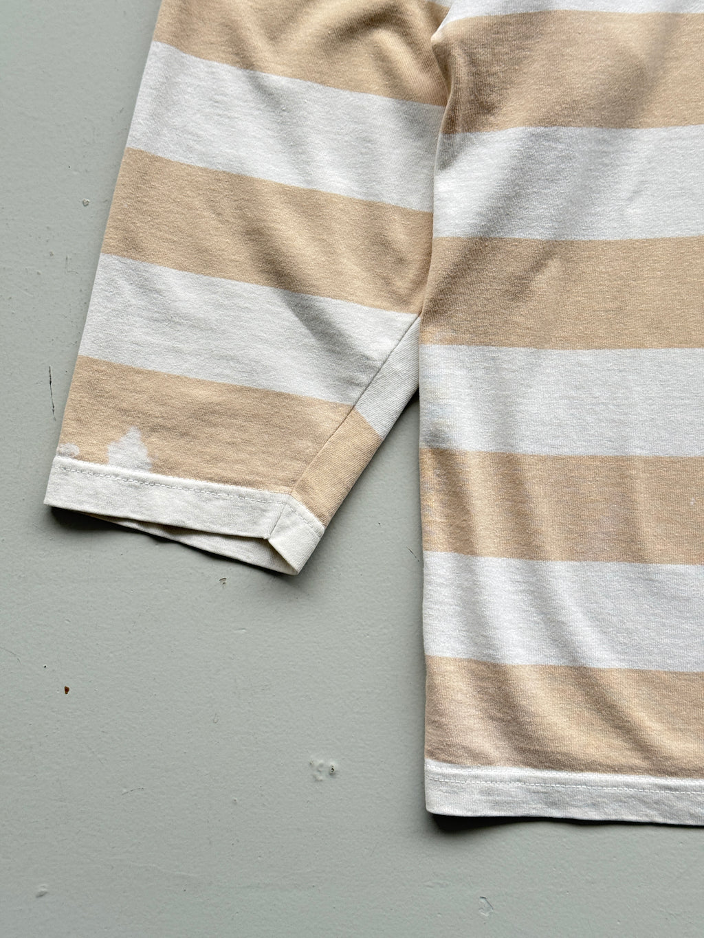 Cotton District Striped 90's Vintage Long Sleeve Sweatshirt - Medium