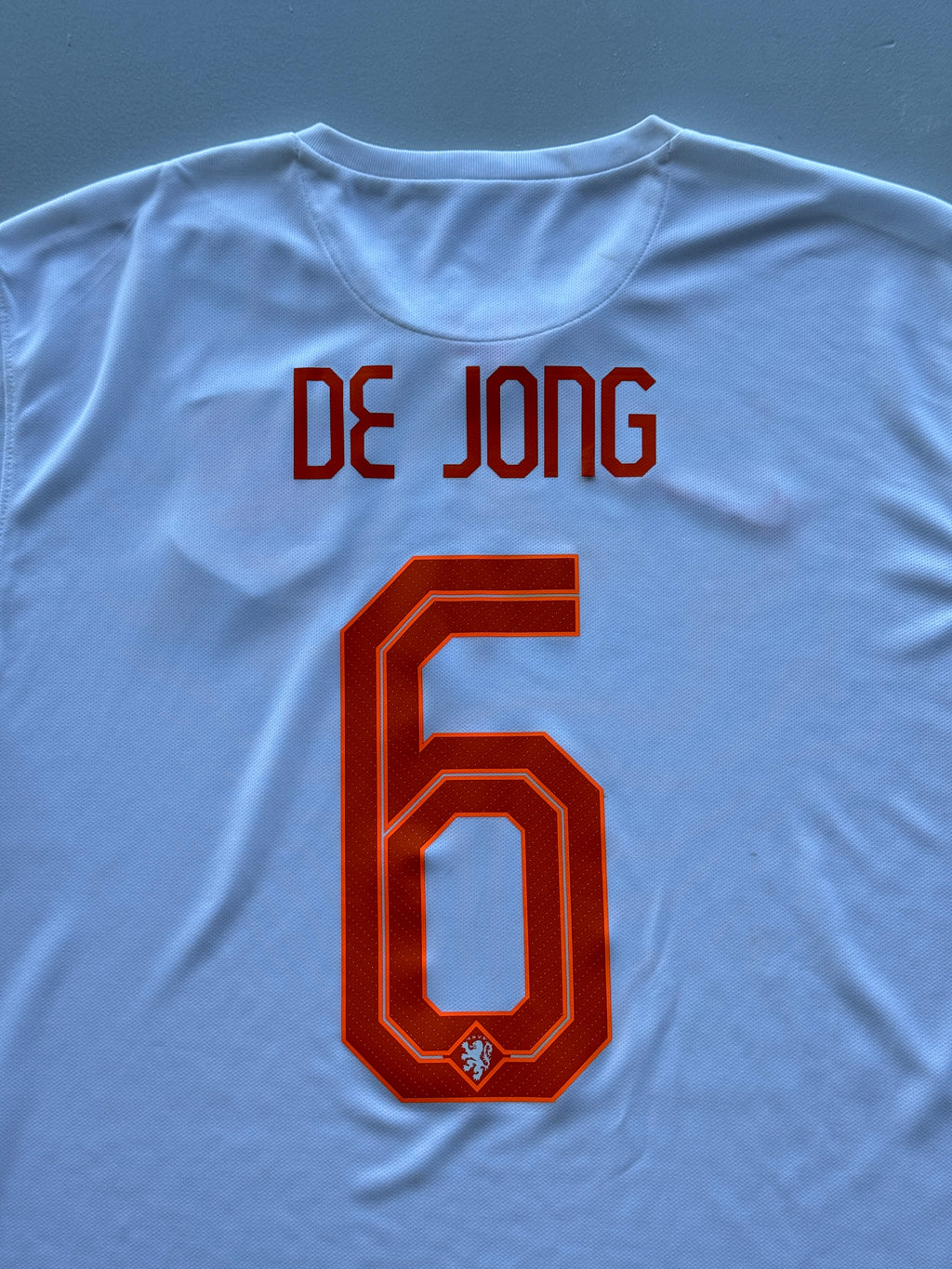Nike Netherlands De Jong 2015 Away Vintage Football Shirt #6 - XL