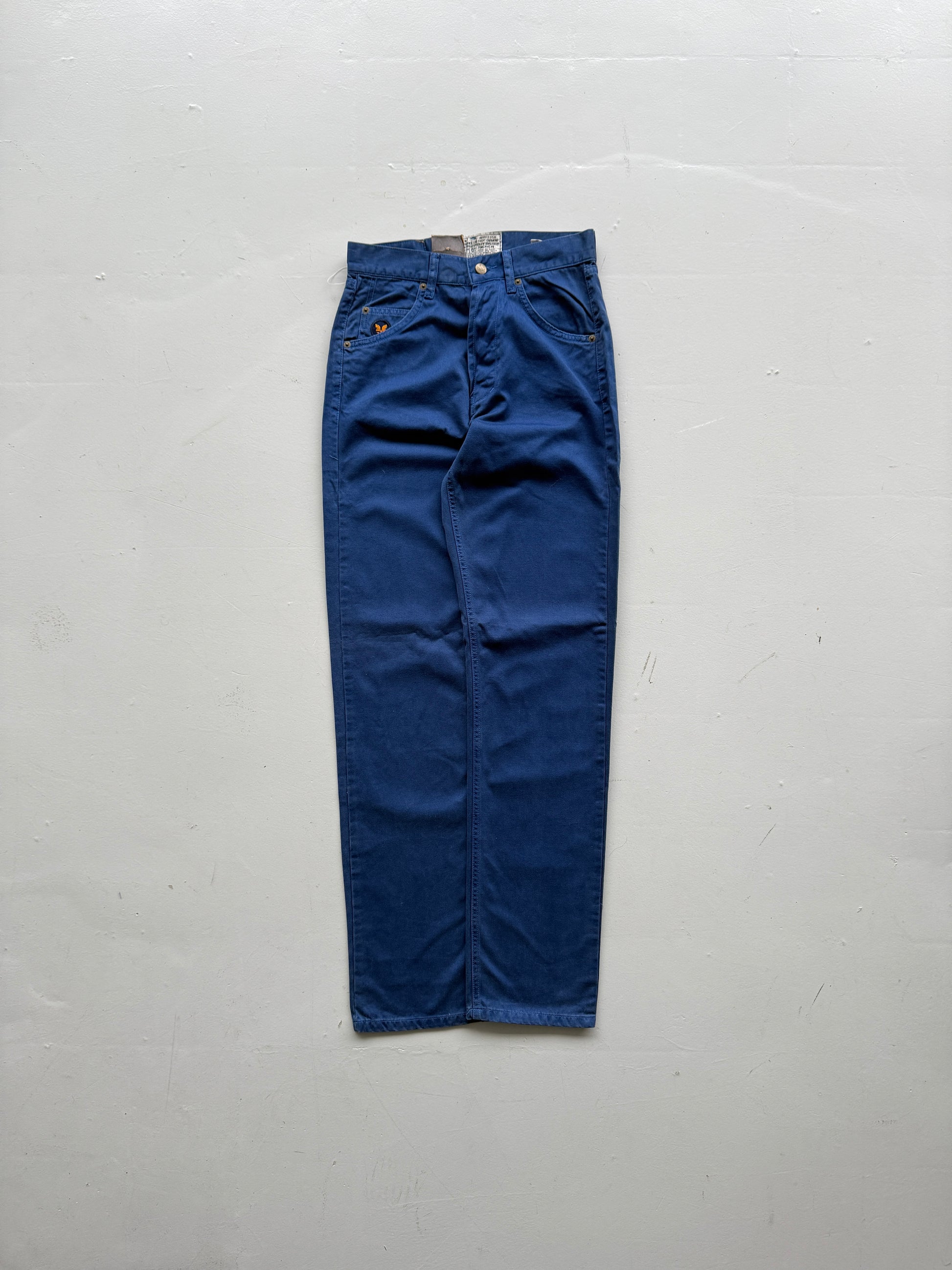 Blue Avirex Deadstock 00's Vintage High Waisted Jeans - W27 x L31.5
