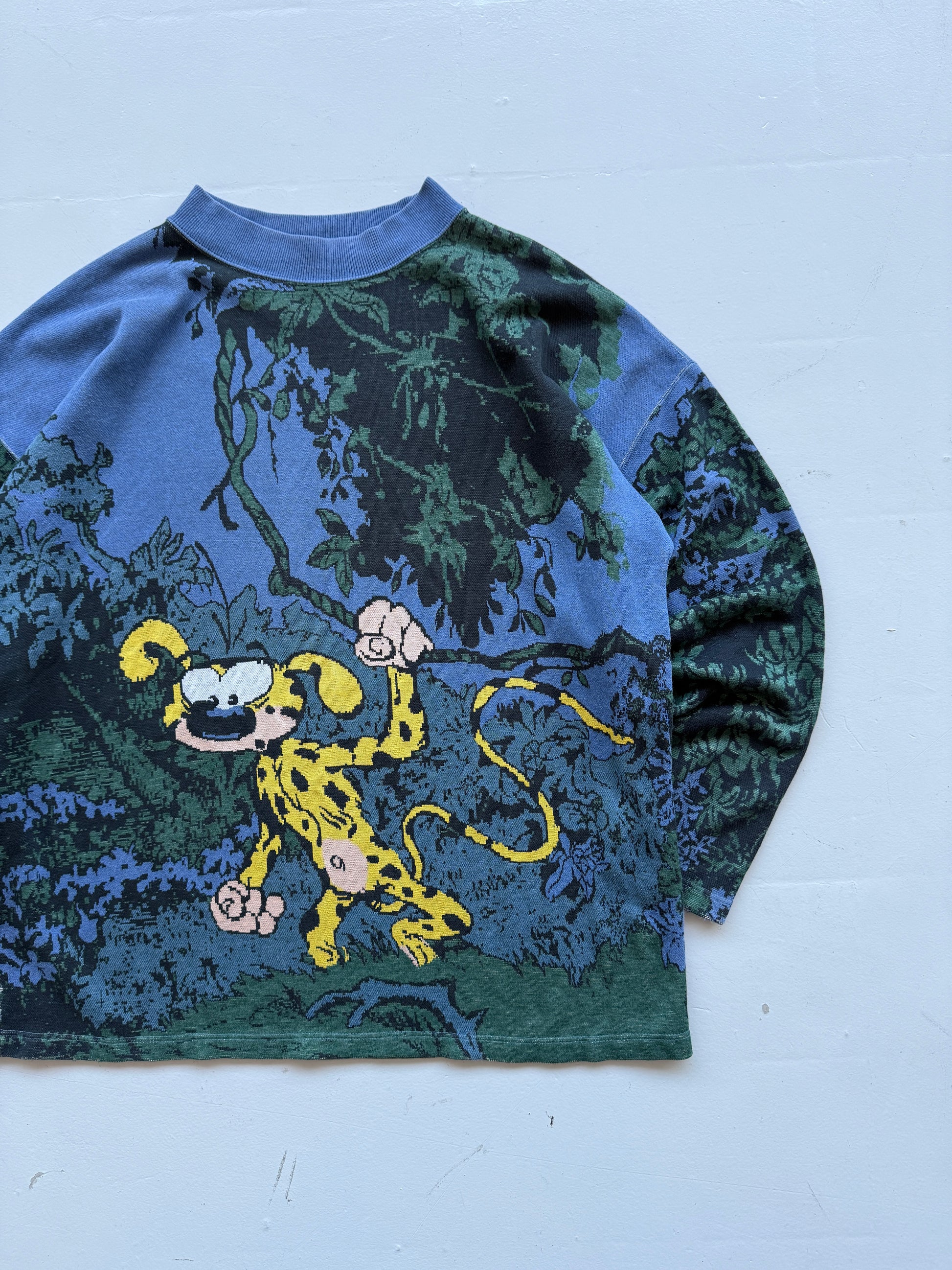 Blue Rare Disney 00's Vintage Studio Adventures Marsupilami Sweatshirt - XL