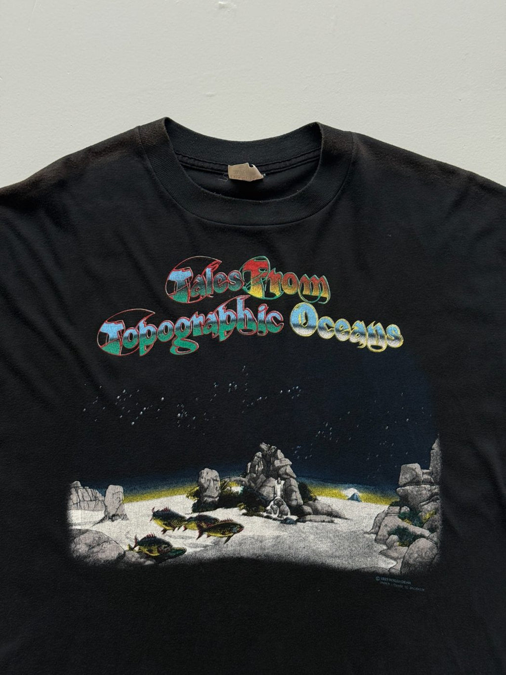 Yes Tales From Topographic Oceans Roger Dean 80's Vintage Single Stitch Graphic