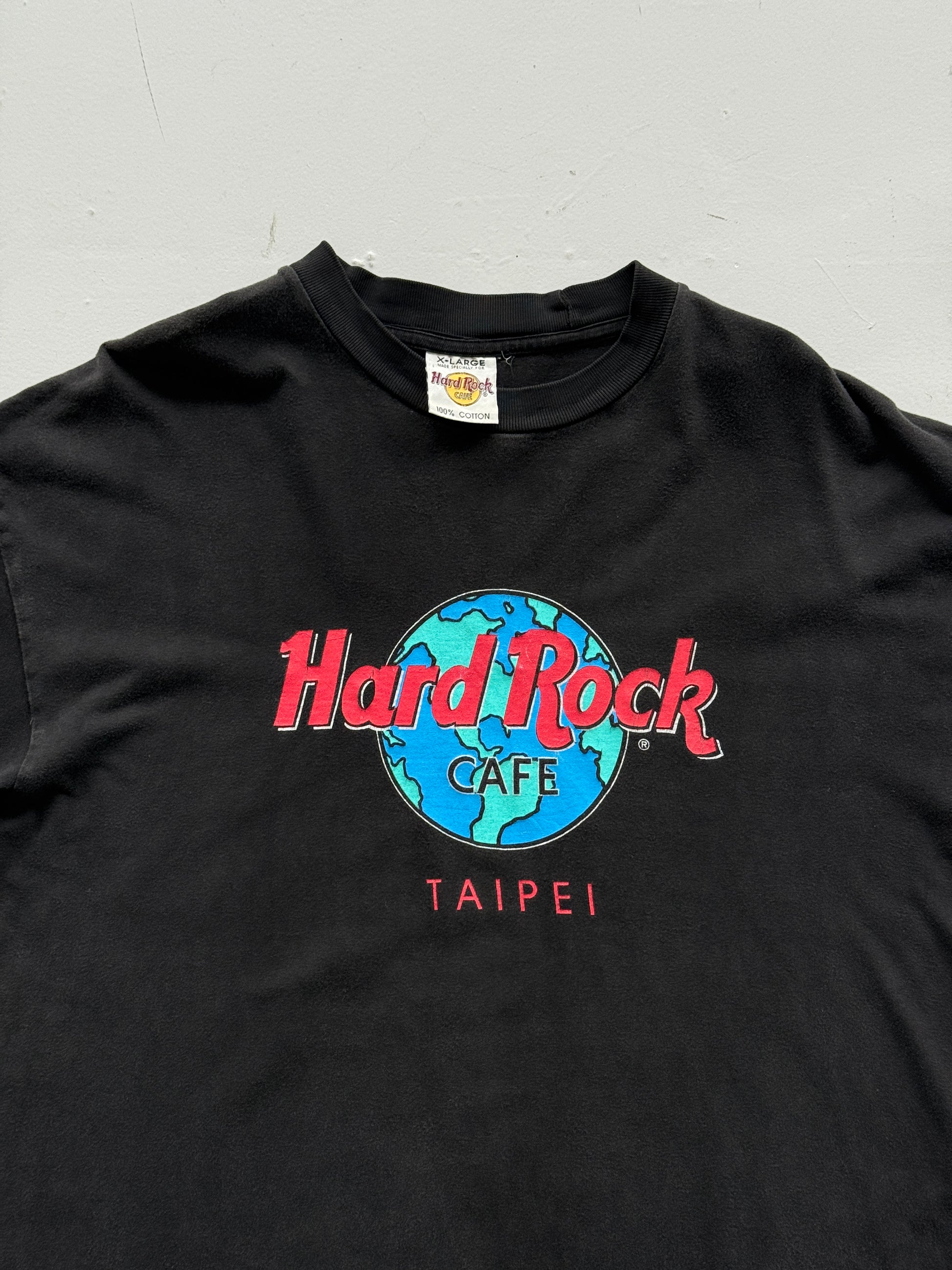 Black Hard Rock Cafe 90's Vintage Graphic T-Shirt - XL