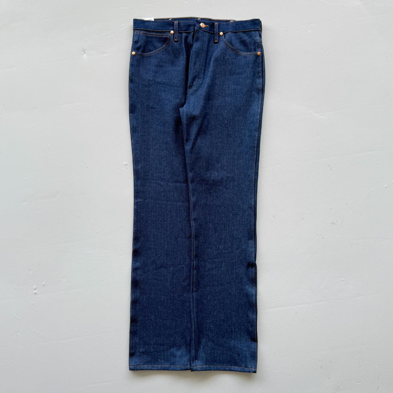 Wrangler Cowboy Cut Vintage Indigo Denim Western Ranch Jeans - 33” x 34”