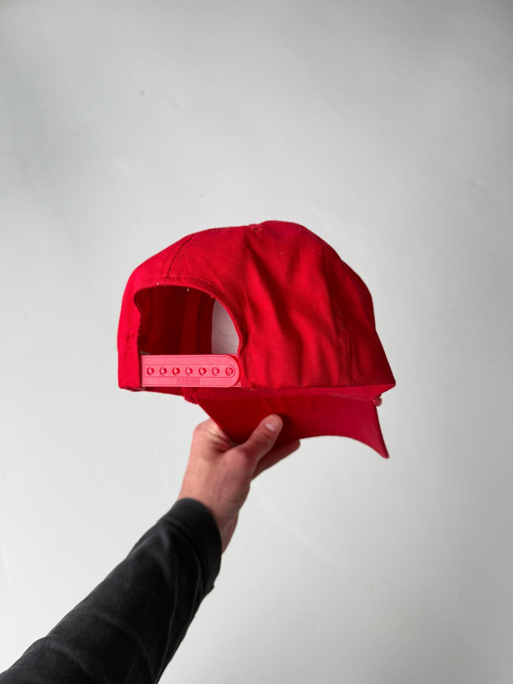 Red Farmers Livestock Vintage Cotton SnapBack Trucker Cap