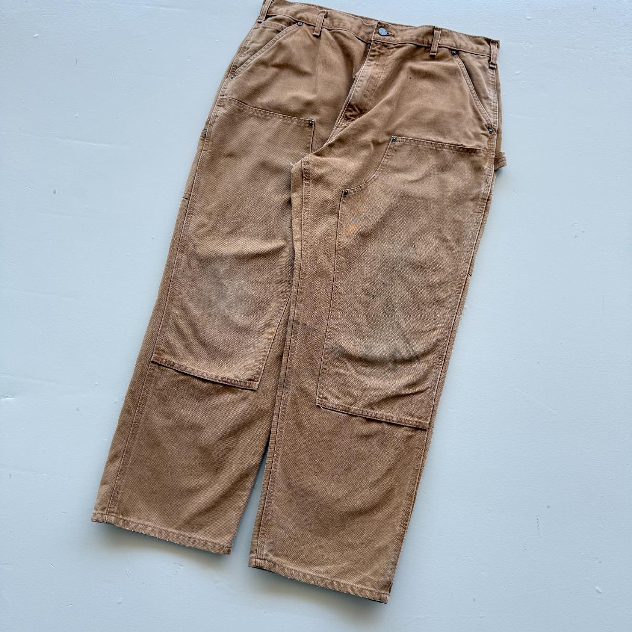Hamilton Brown Carhartt Double Knee Vintage Carpenter Pants - 35" x 28"