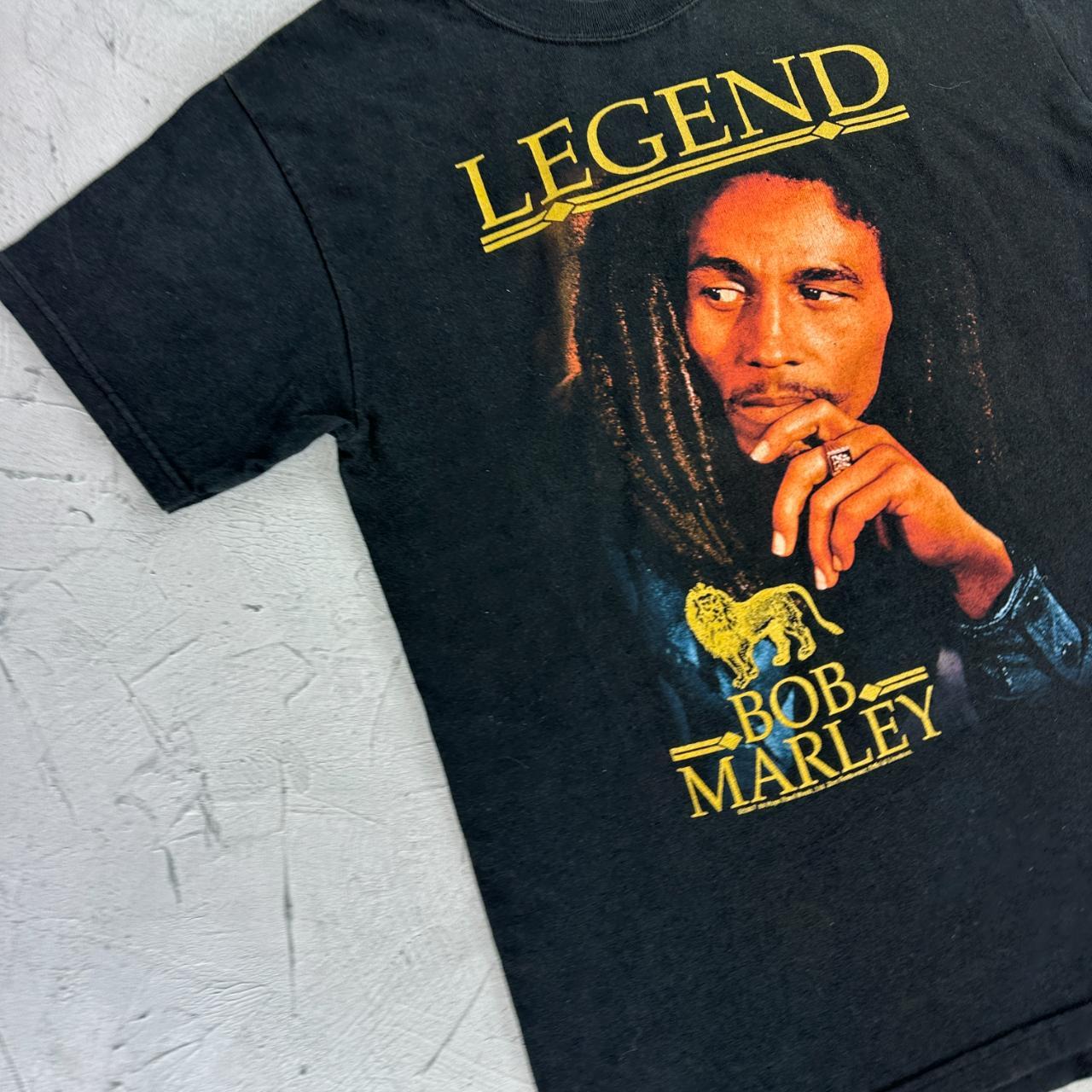 Bob Marley Black Vintage Metal Band T-shirt - Small