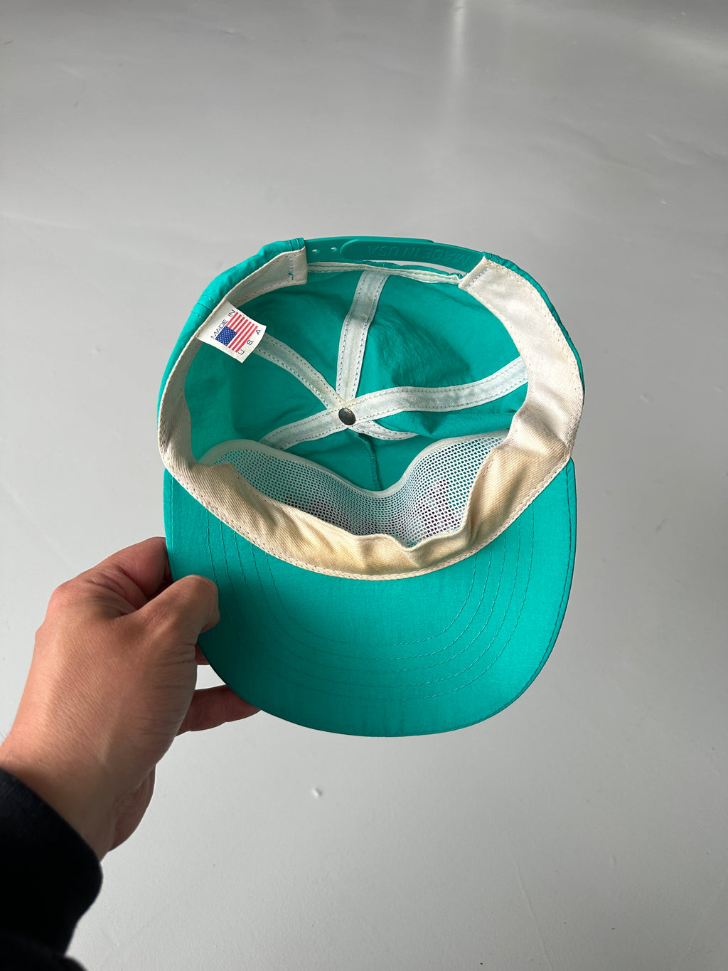 Teal Iowa State 90's Vintage SnapBack Trucker Cap