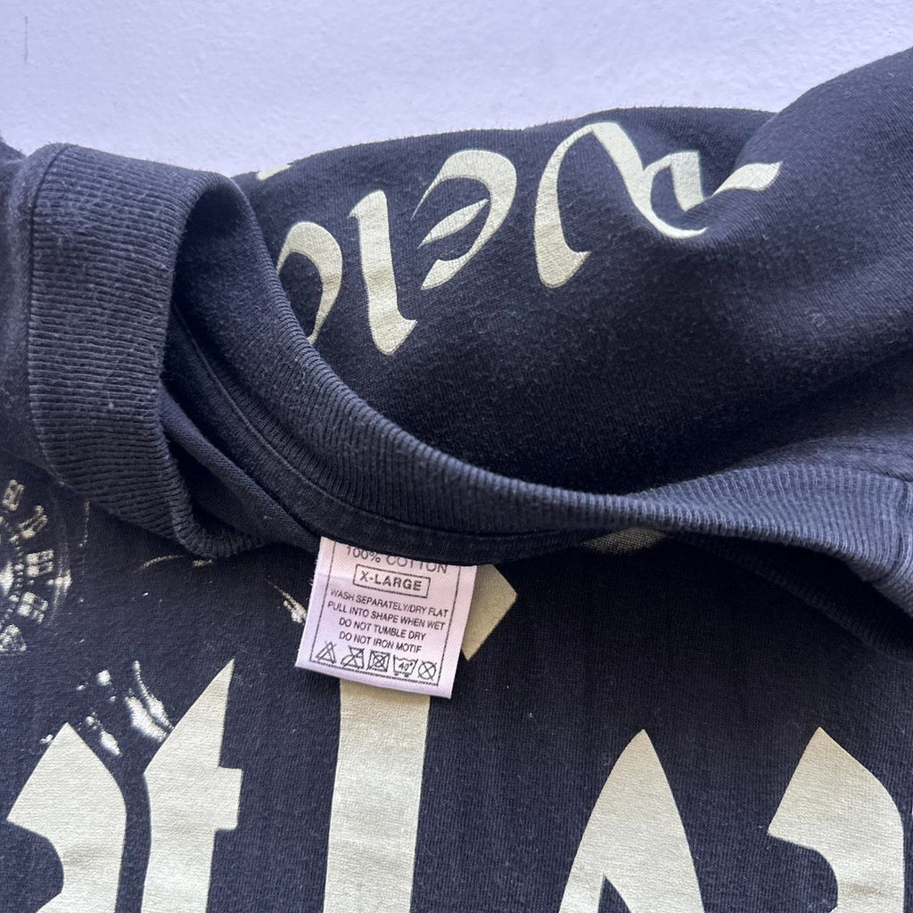 Meat Loaf Black 90s Vintage T-shirt - XL