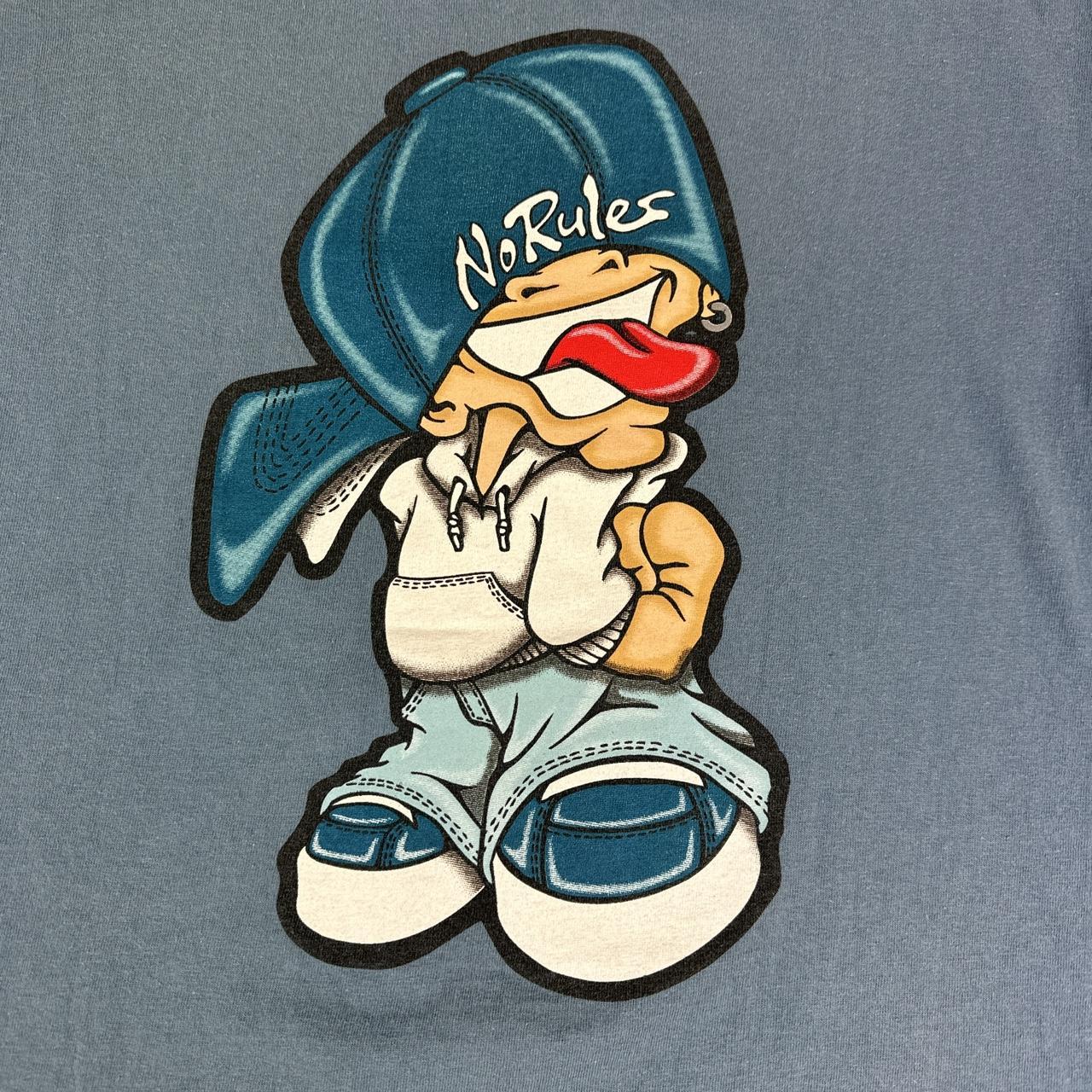 No Rules Navy 90s vintage T-shirt - Small
