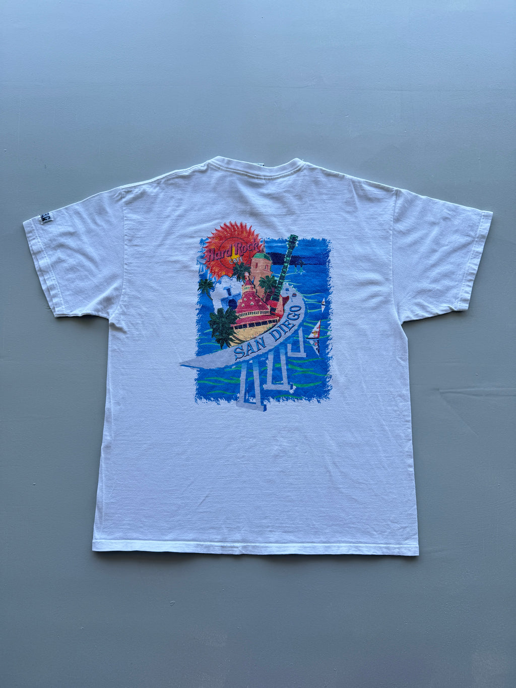 Hard Rock Cafe San Diego 90's Vintage Heavy Tee - XL