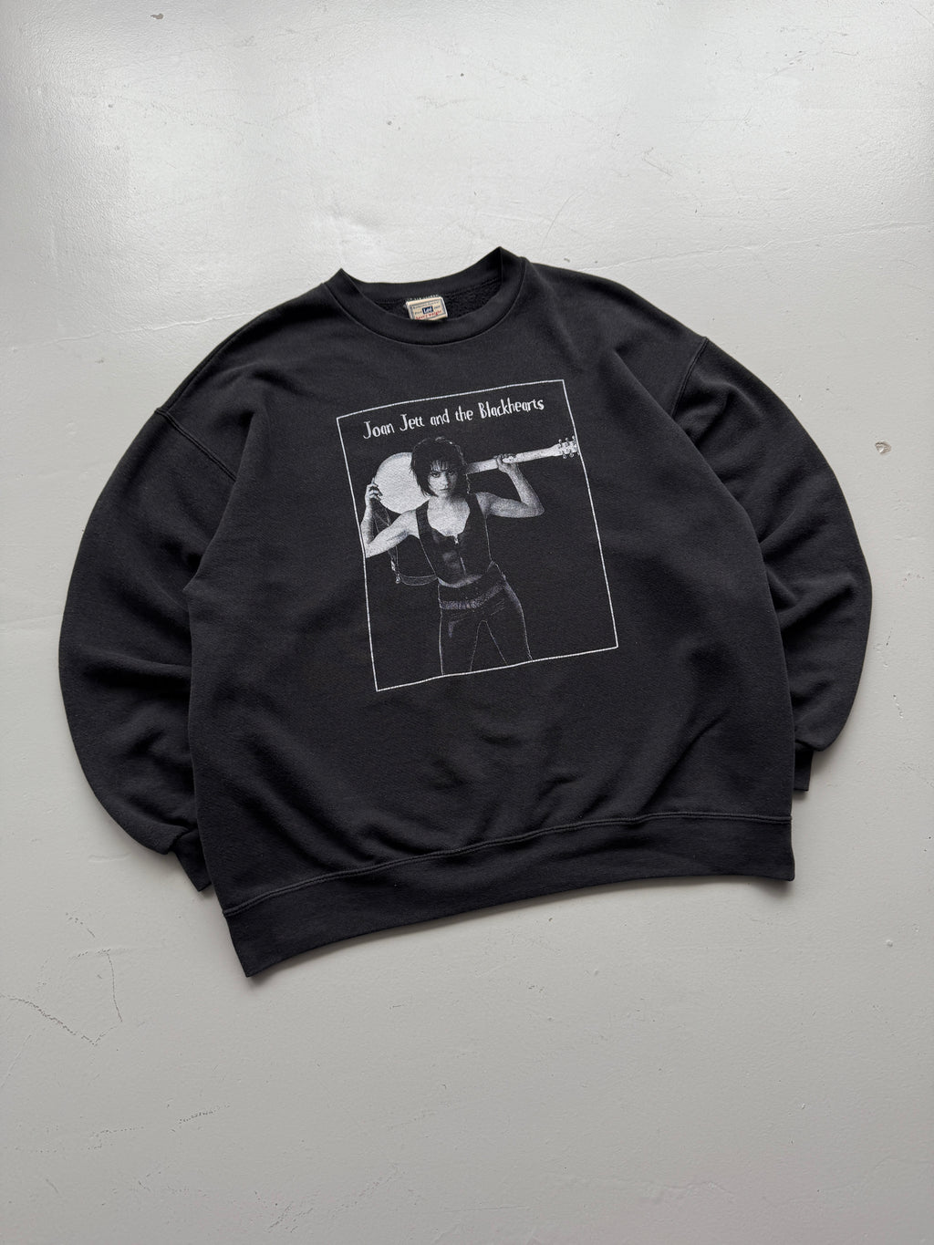 Black Joan Jett and The Blackhearts Vintage Sweatshirt 90's Crewneck - Medium
