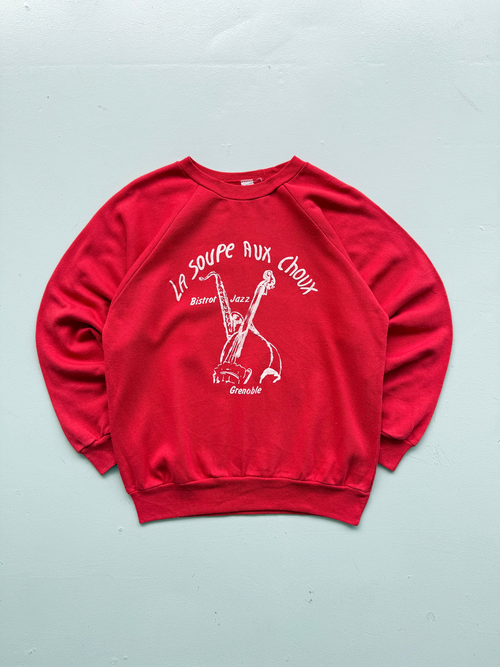 La Soupe Aux Choux Bistrot Jazz Grenoble 90's Vintage Sweatshirt - Small