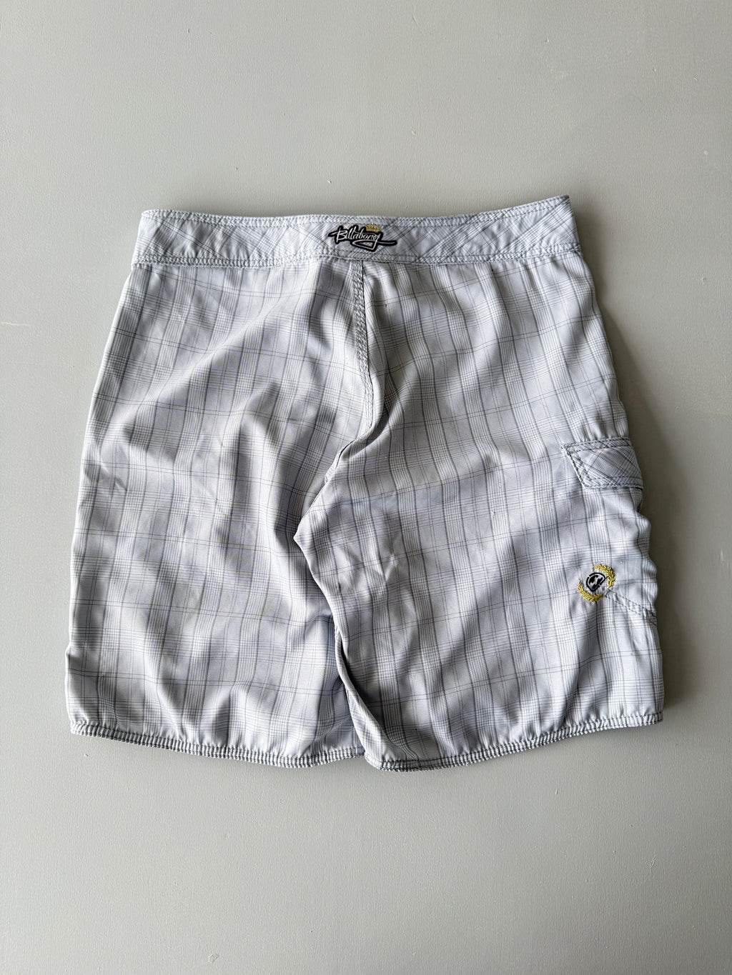 Billabong Plaid Y2K Vintage Board Shorts - 38
