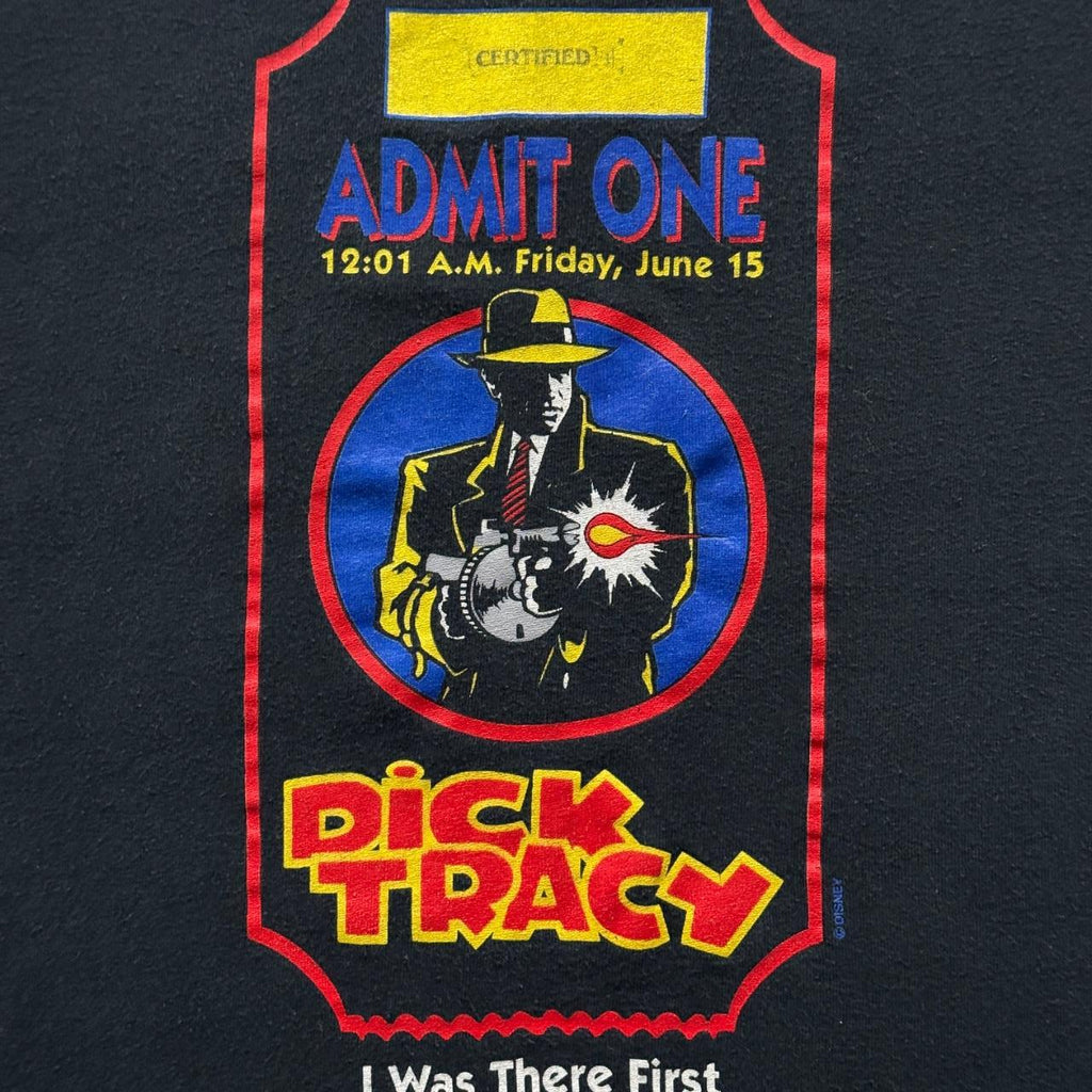 Black Dick Tracy 00s Vintage Graphic T-Shirt - Large