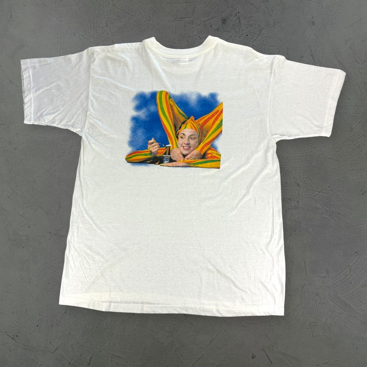 Müller Corner Yogurts White 90s vintage T-shirt - Large
