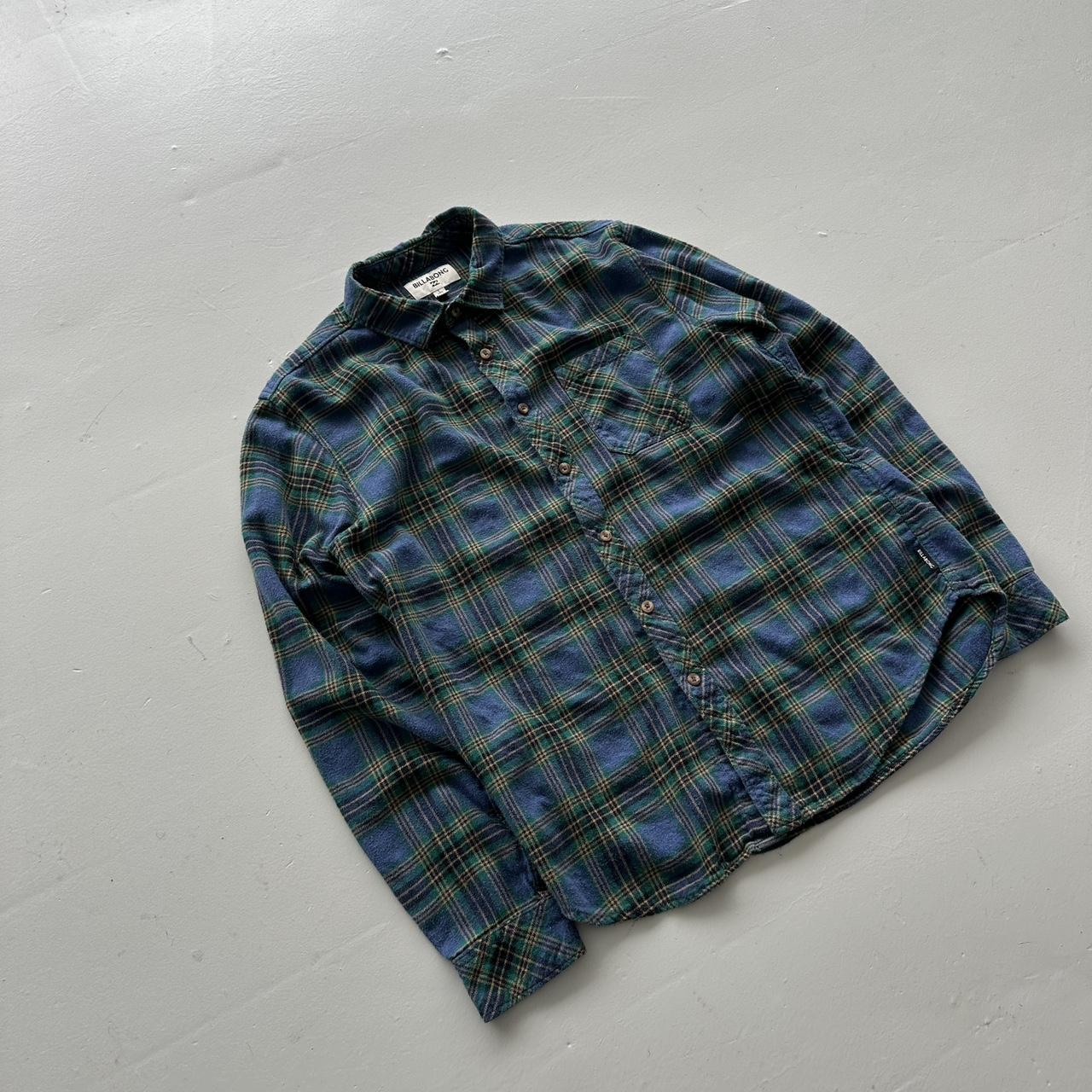 Blue Navy Billabong Surfwear 00s Vintage Long sleeve - Small