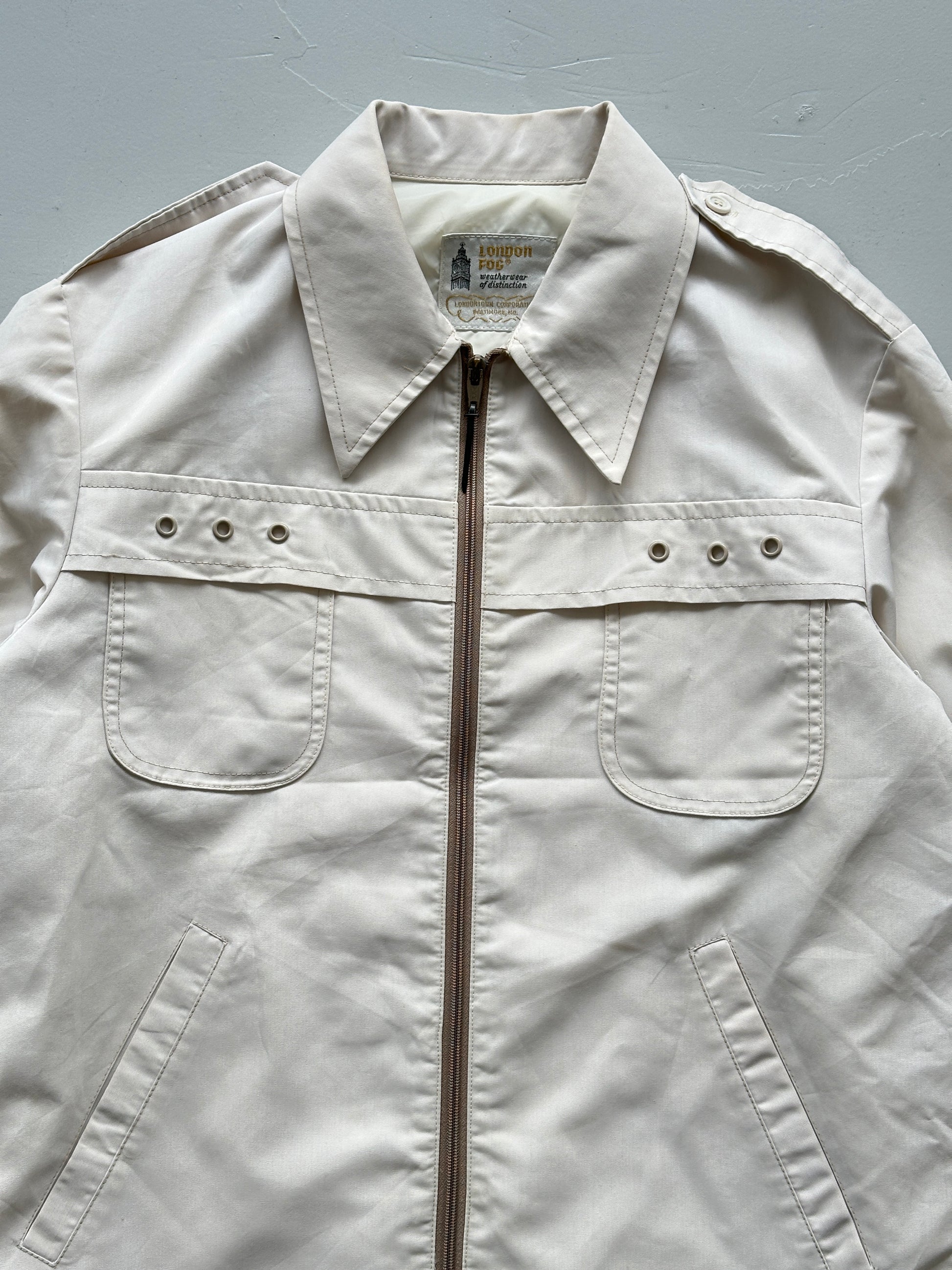 White London Fog 80s Vintage Harrington Jacket - Medium
