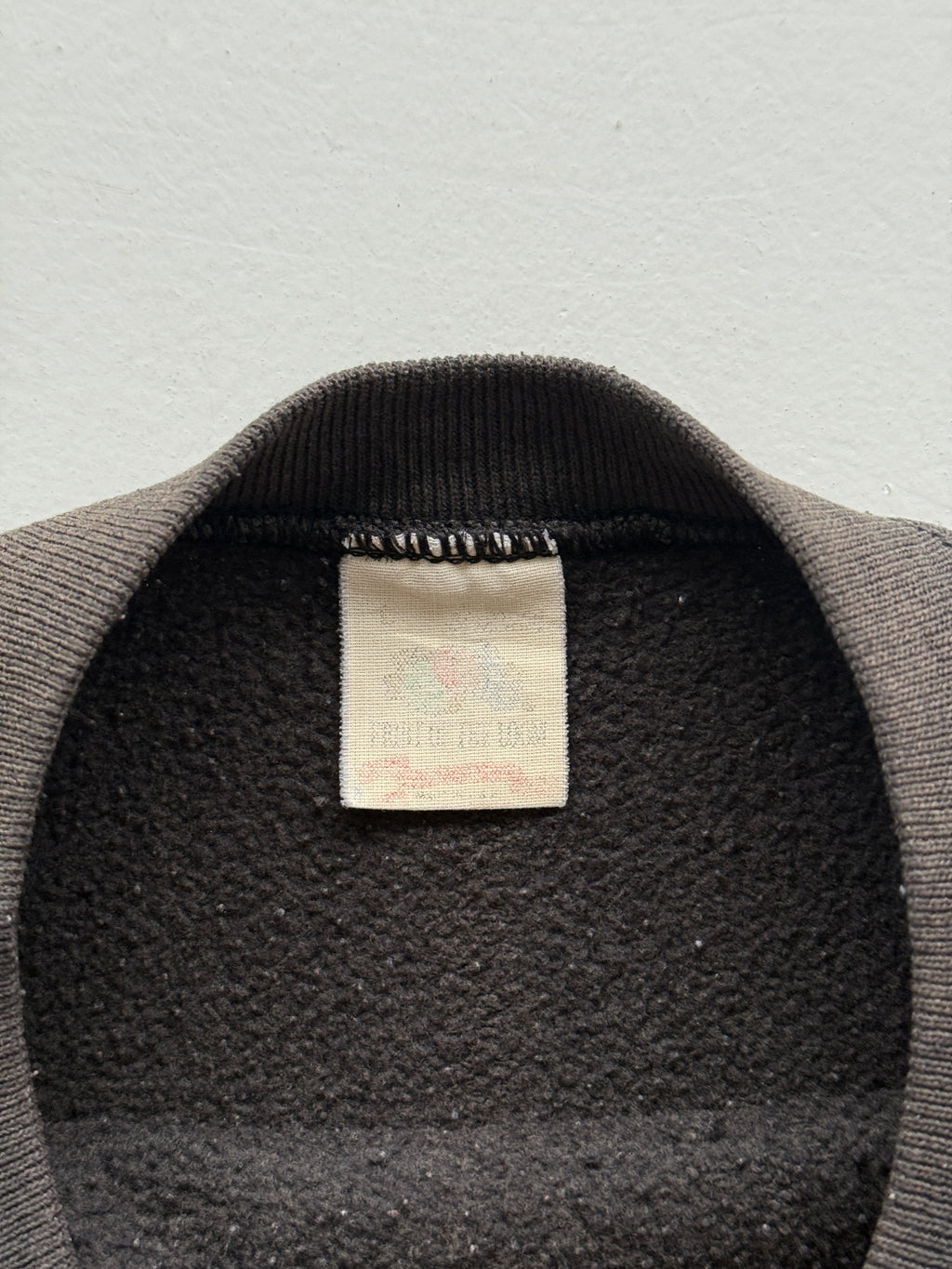 Harley Davidson Sweatshirt Rare Faded Black 80's Vintage 3D Emblem - Medium