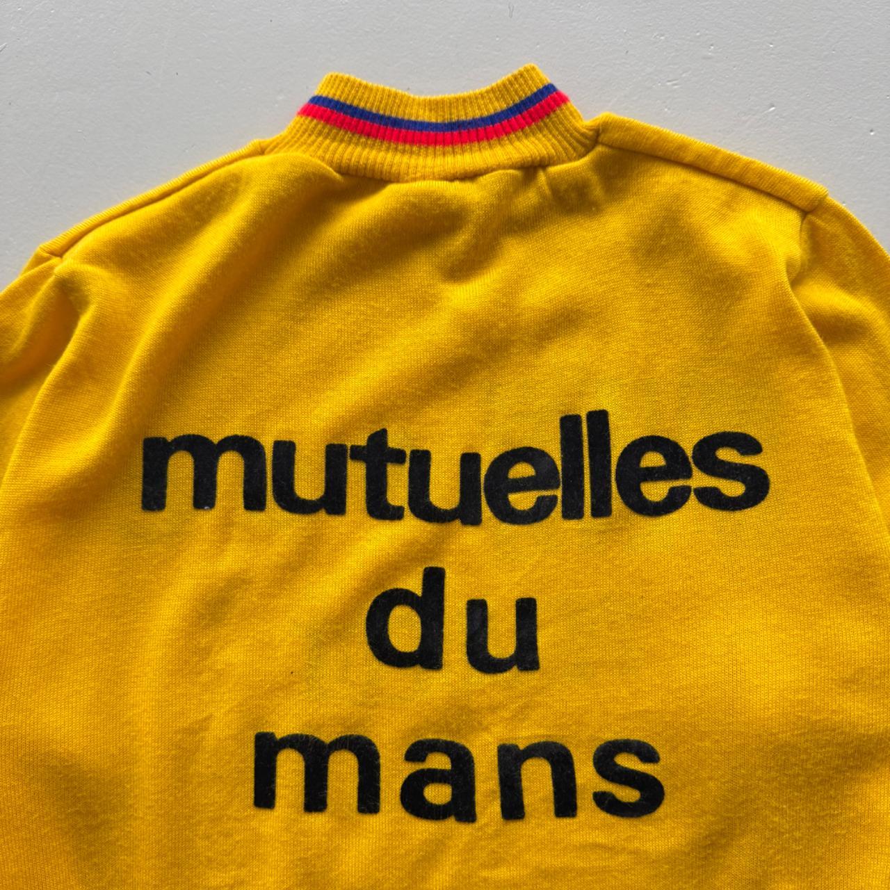 Yellow Peugeot 70’s Vintage Rare Cycling Jersey Quarter Zip - Small