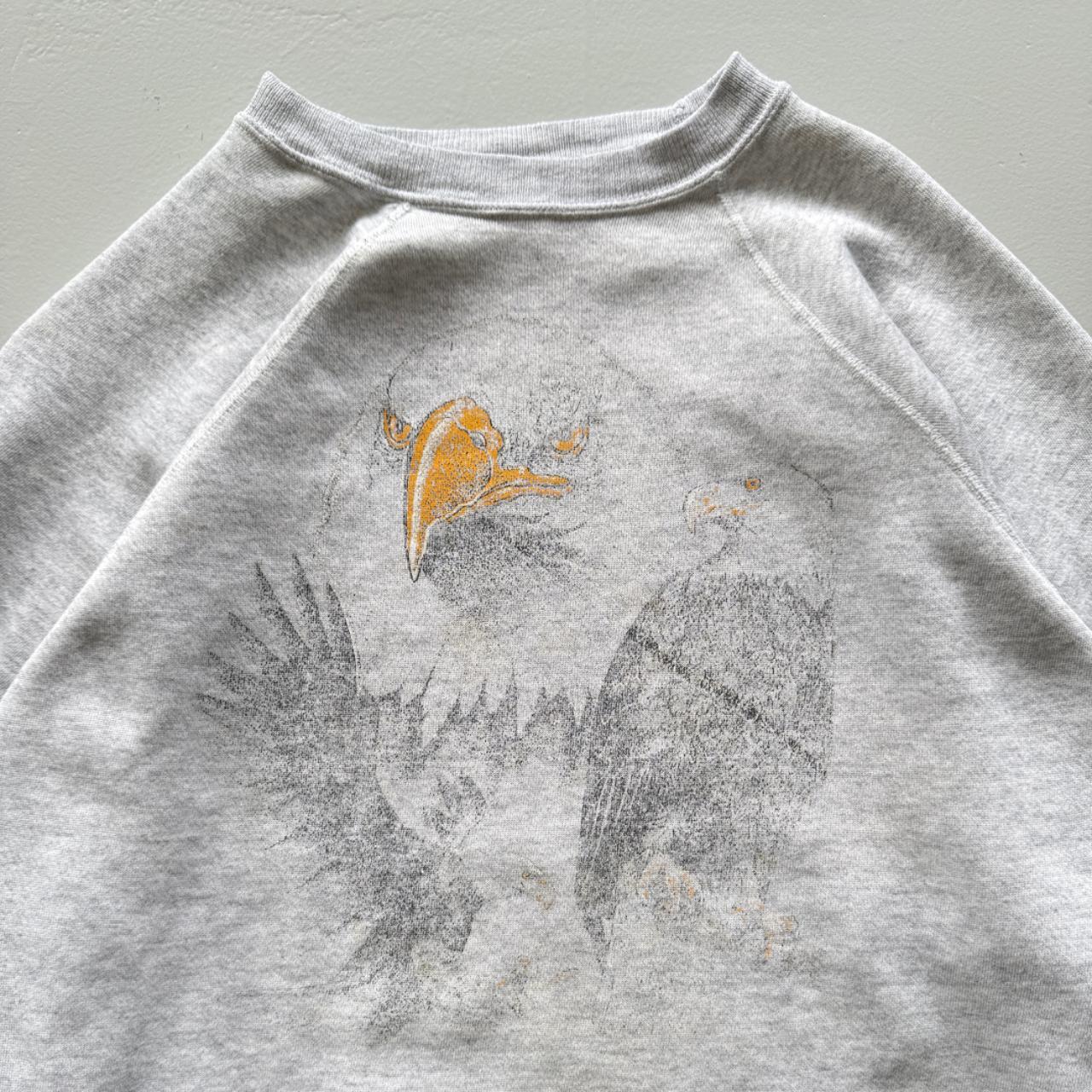 Grey Bald Eagle 90’s Vintage Primerica Graphic Sweatshirt - XL