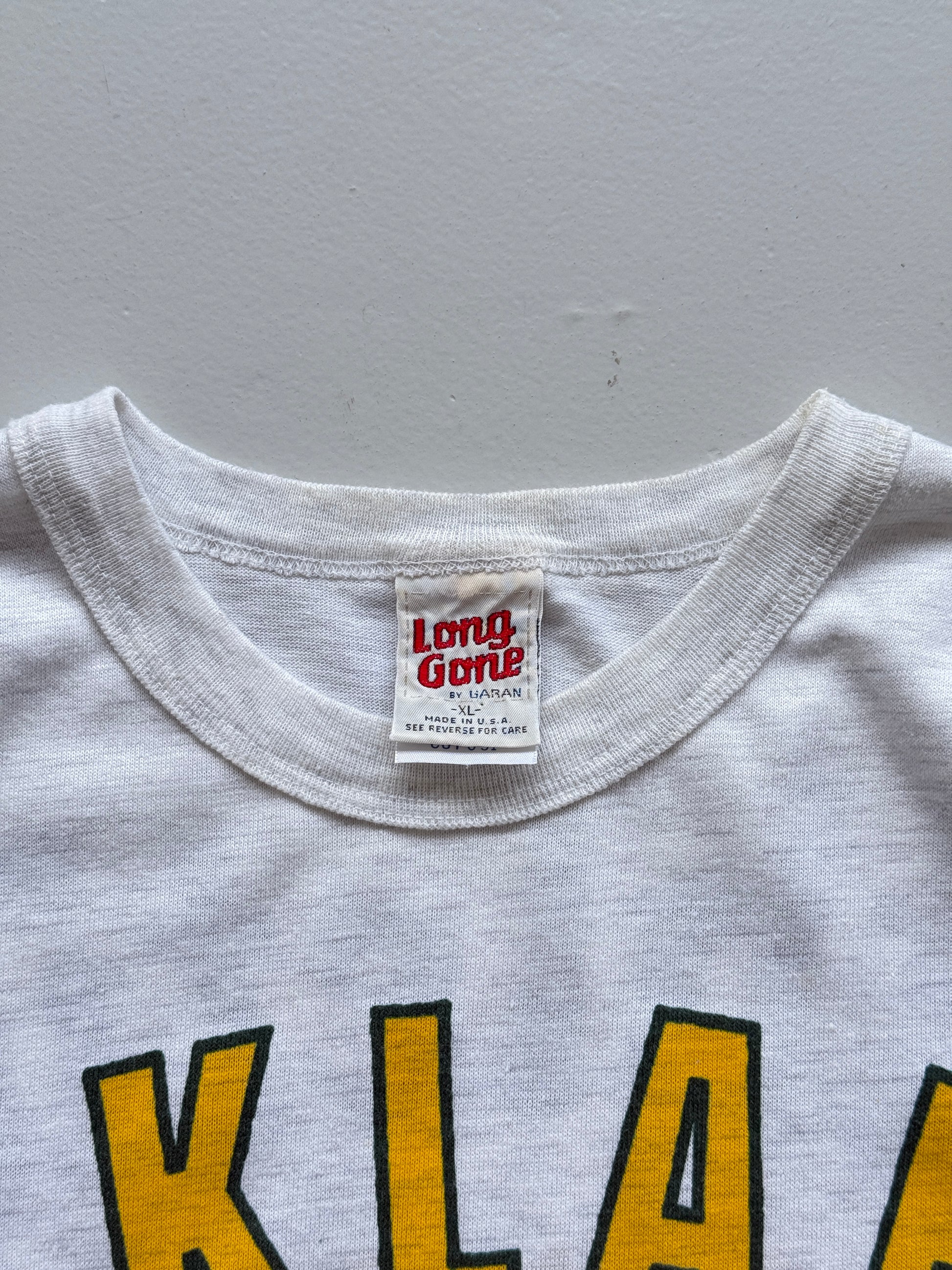 Oakland Athletics 1972 World Champions 90's Vintage Single Stitch Graphic T-Shir
