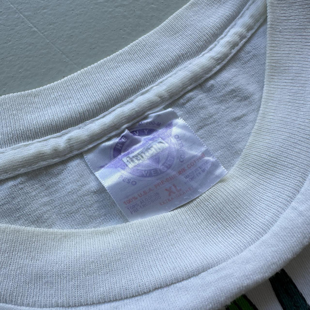 Mexico White 90s Vintage T-shirt - XL