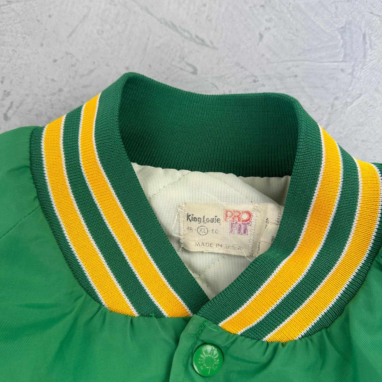 Lambda Chi 80s USA Green University Varsity Jacket - Large