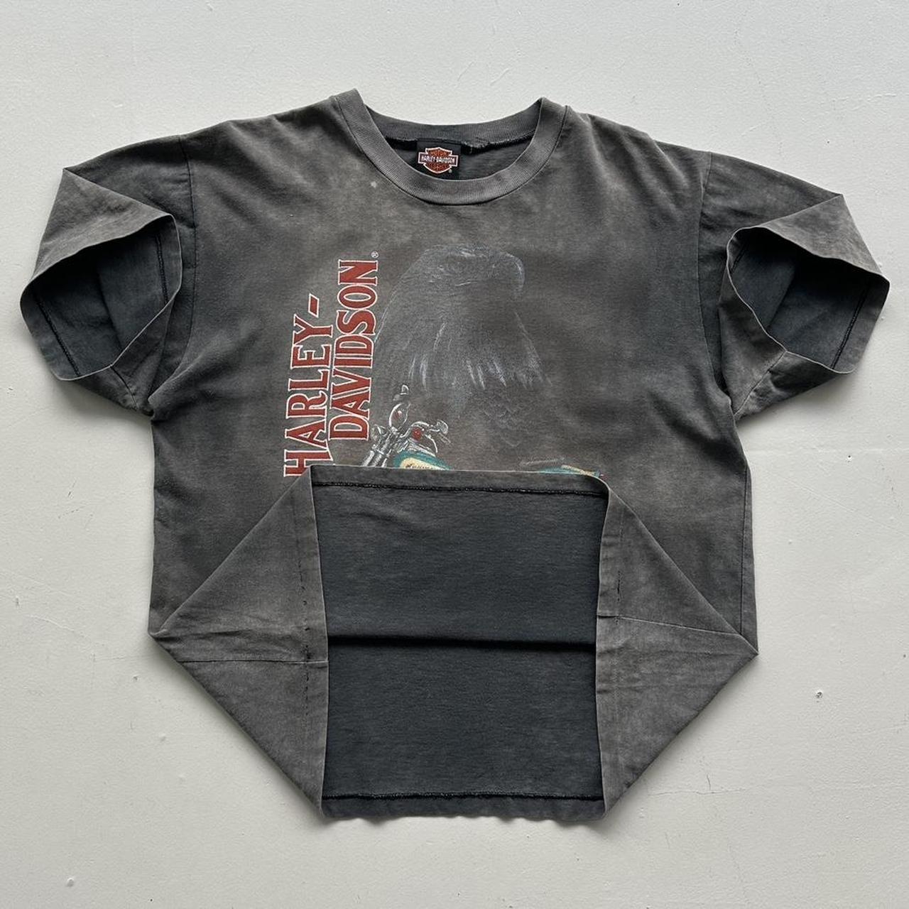 Faded Harley Davidson 80s Vintage T-shirt - Large