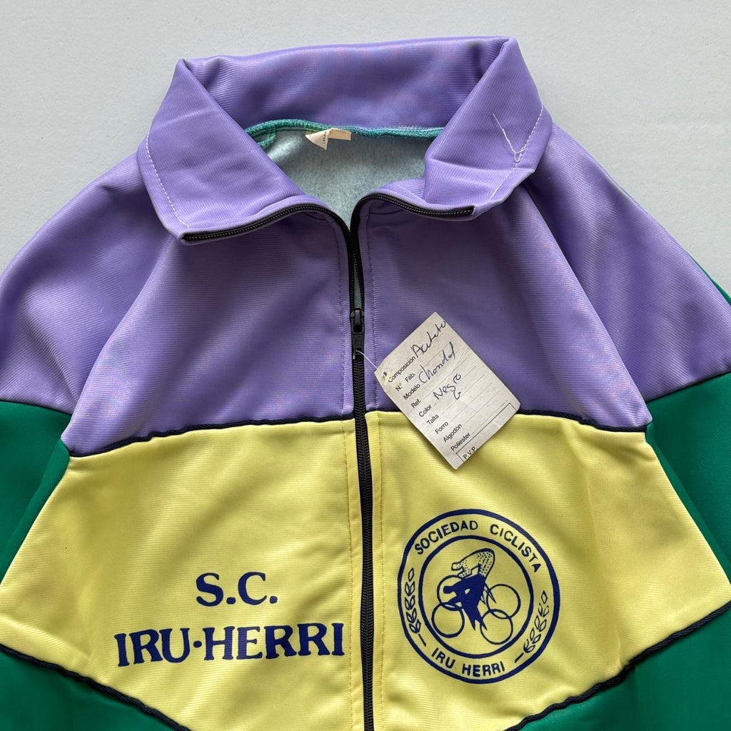 Green Cycling 80's Deadstock Track Jacket - Medium