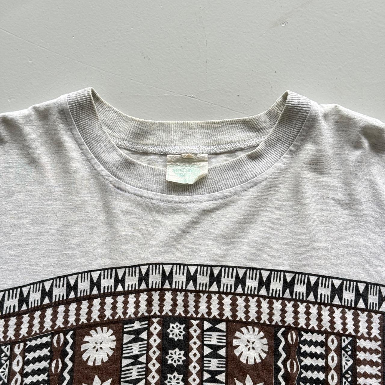 Grey Fiji 90s Vintage Graphic Tourist T-Shirt - XL