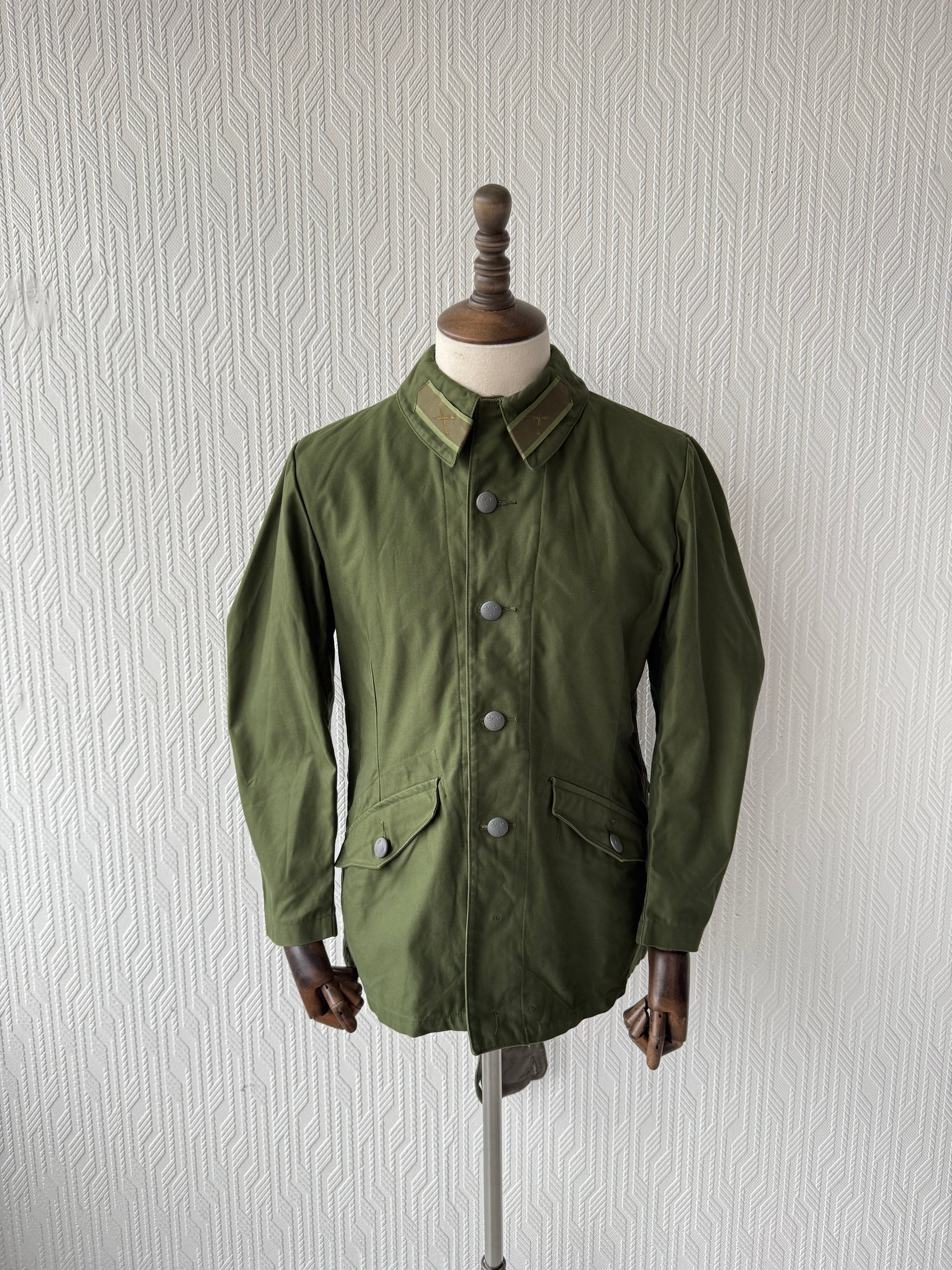 Vintage 70s Swedish C48 Military Tanker Jacket - Medium